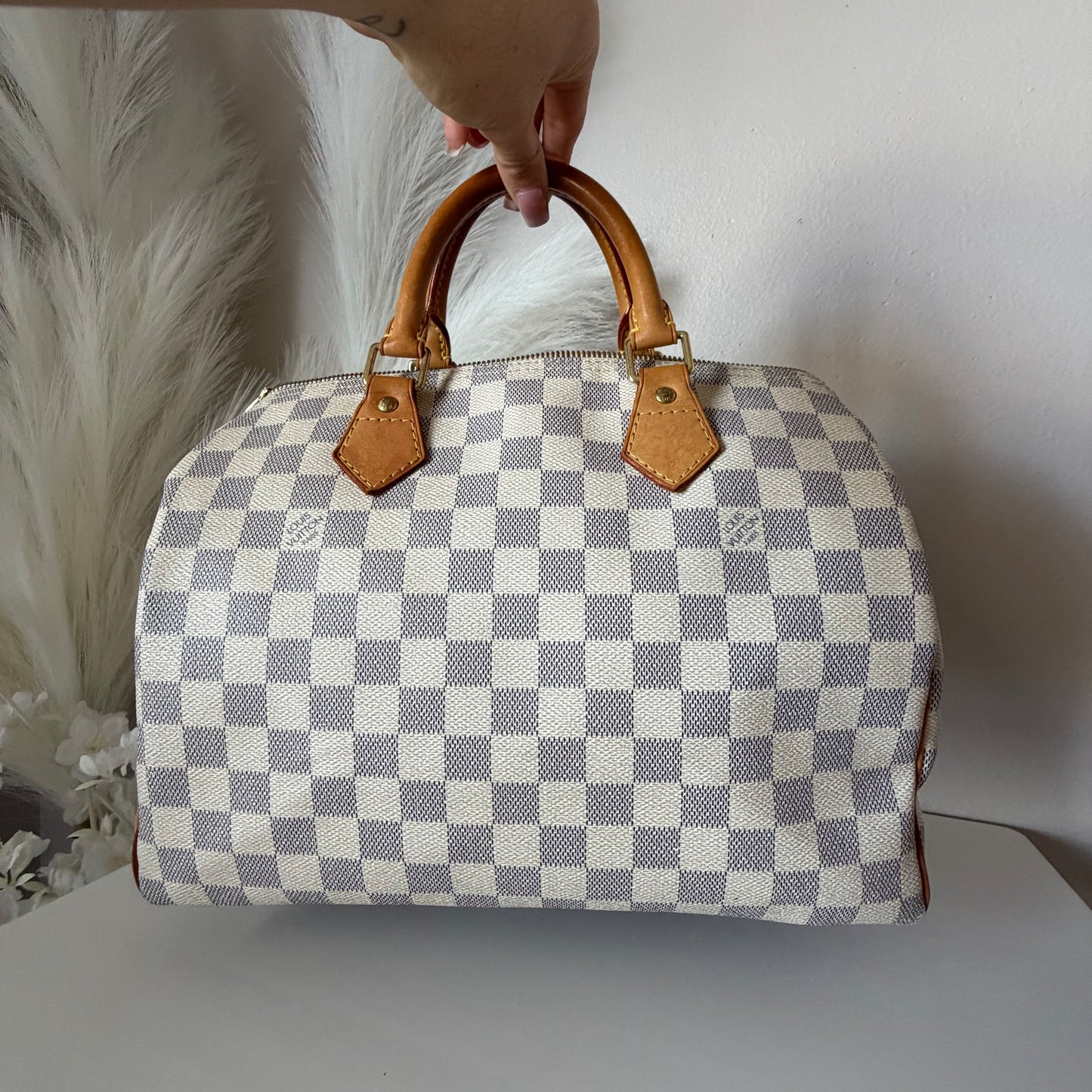 Authentic Louis Vuitton 2007 Damier Azur Speedy 30