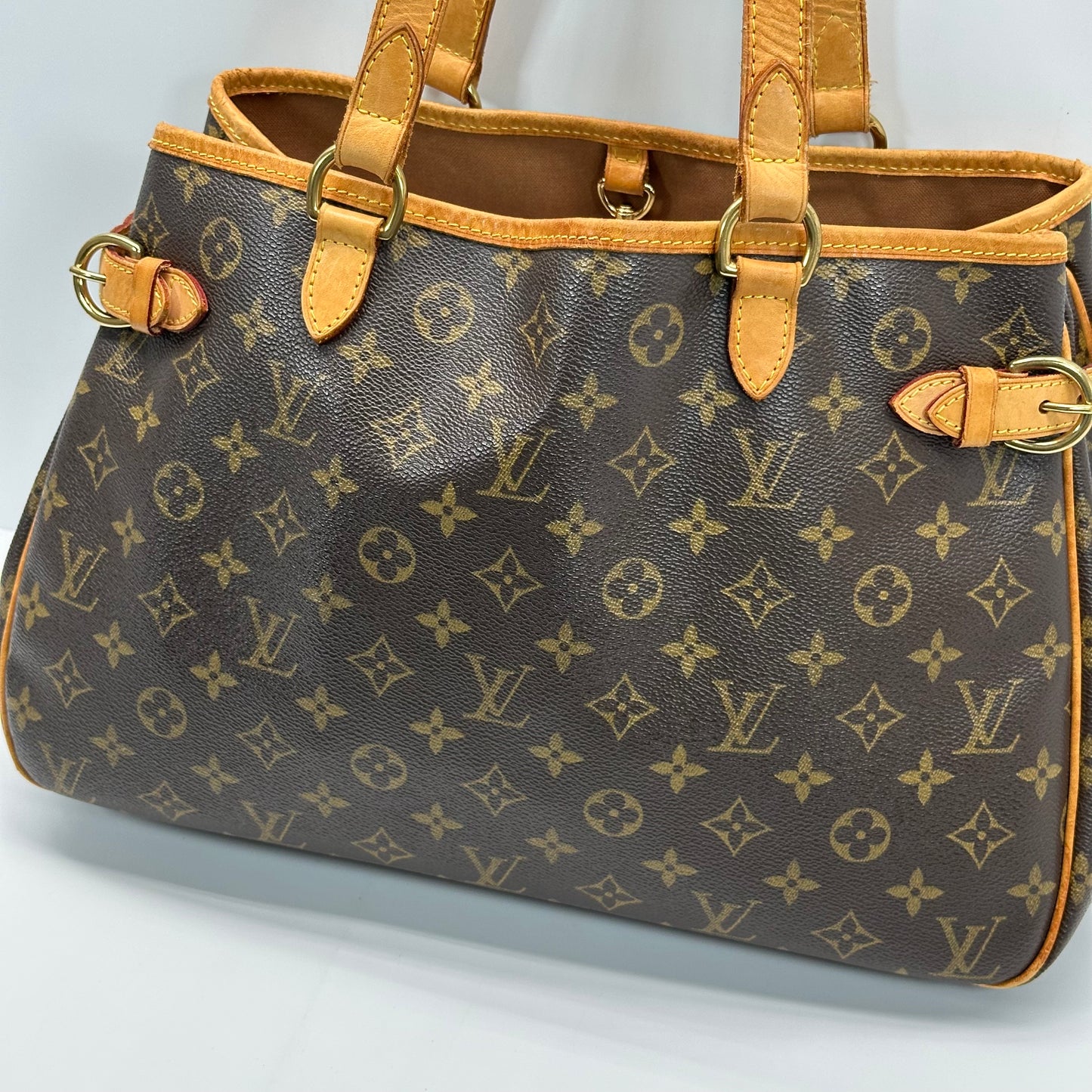 Authentic 2005 Louis Vuitton Monogram Batignolles Horizontal Tote