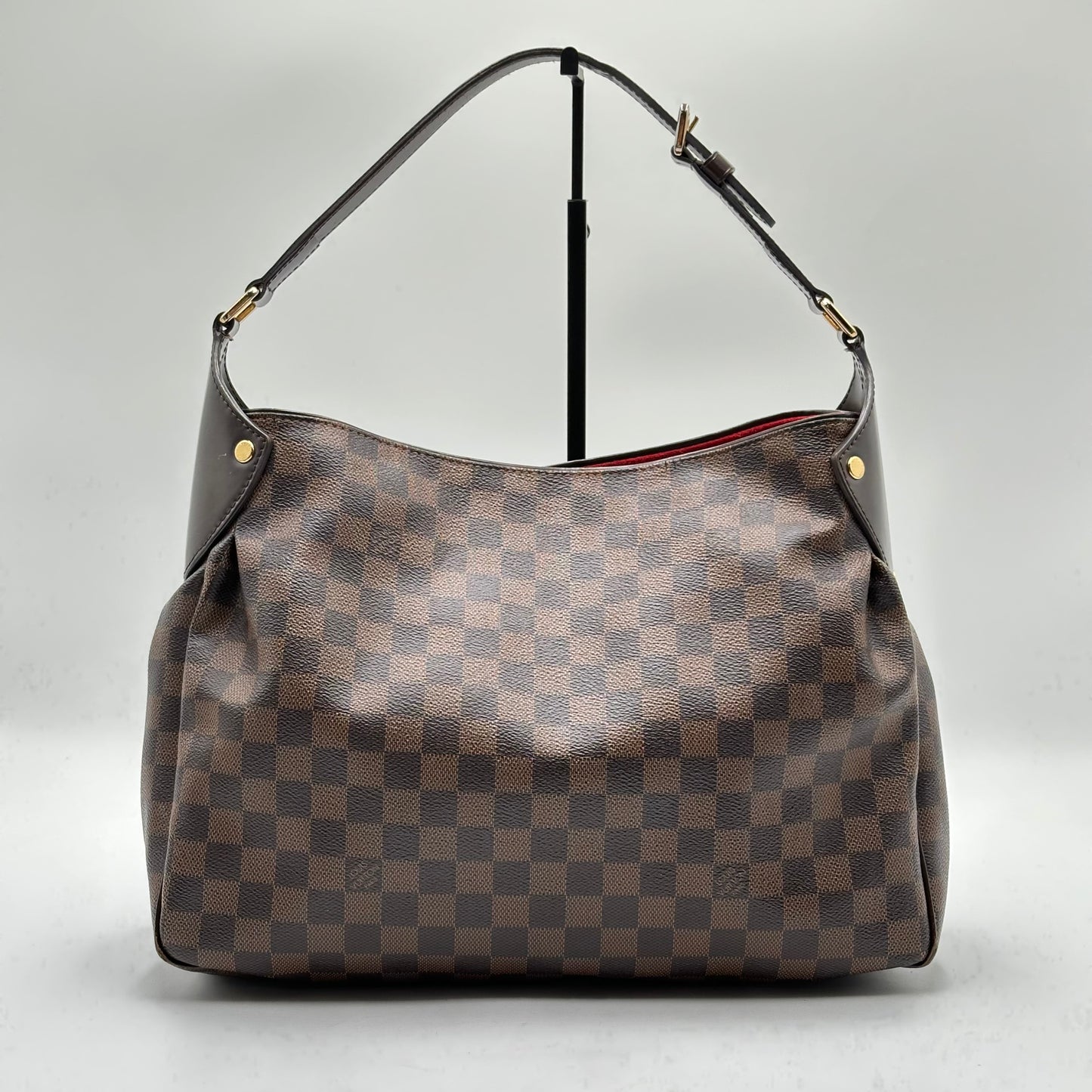 Authentic Louis Vuitton Damier Ebene Reggia Handbag Tote