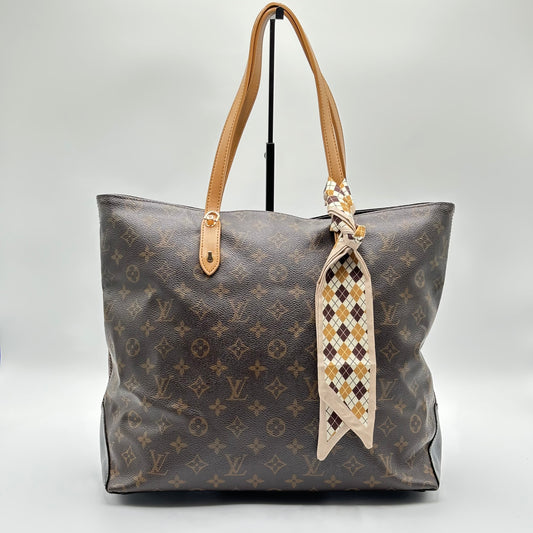 Authentic Louis Vuitton 2000 Monogram Cabas Mezzo Tote