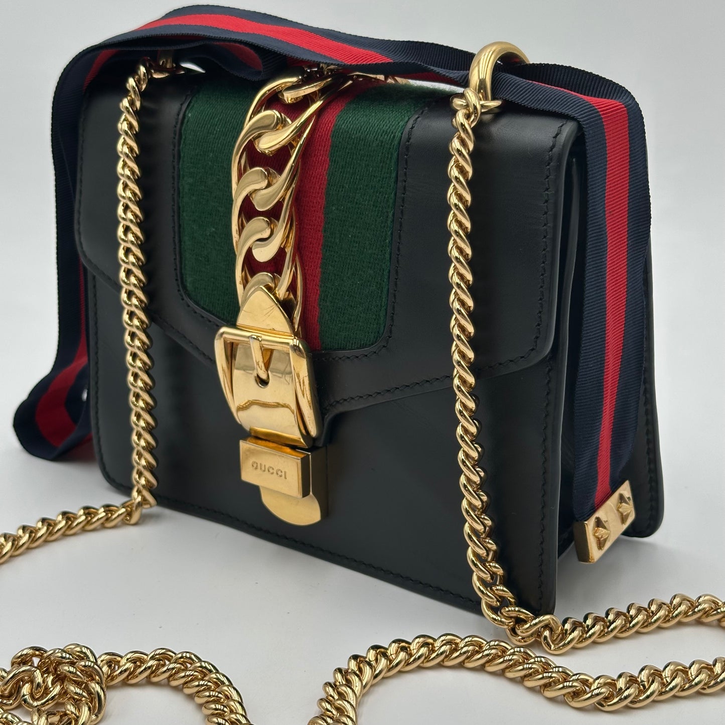 Authentic GUCCI Mini Black Sylvie