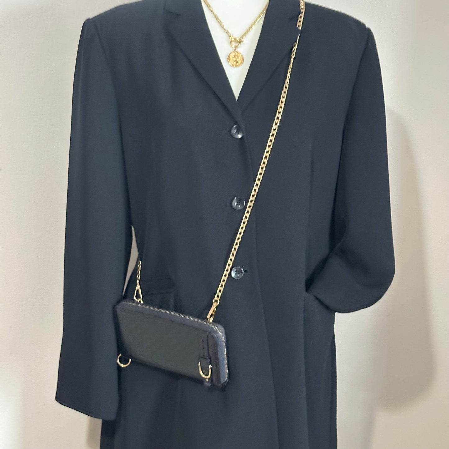 Authentic GUCCI Black Microguccisima Full Zipper Wallet Crossbody