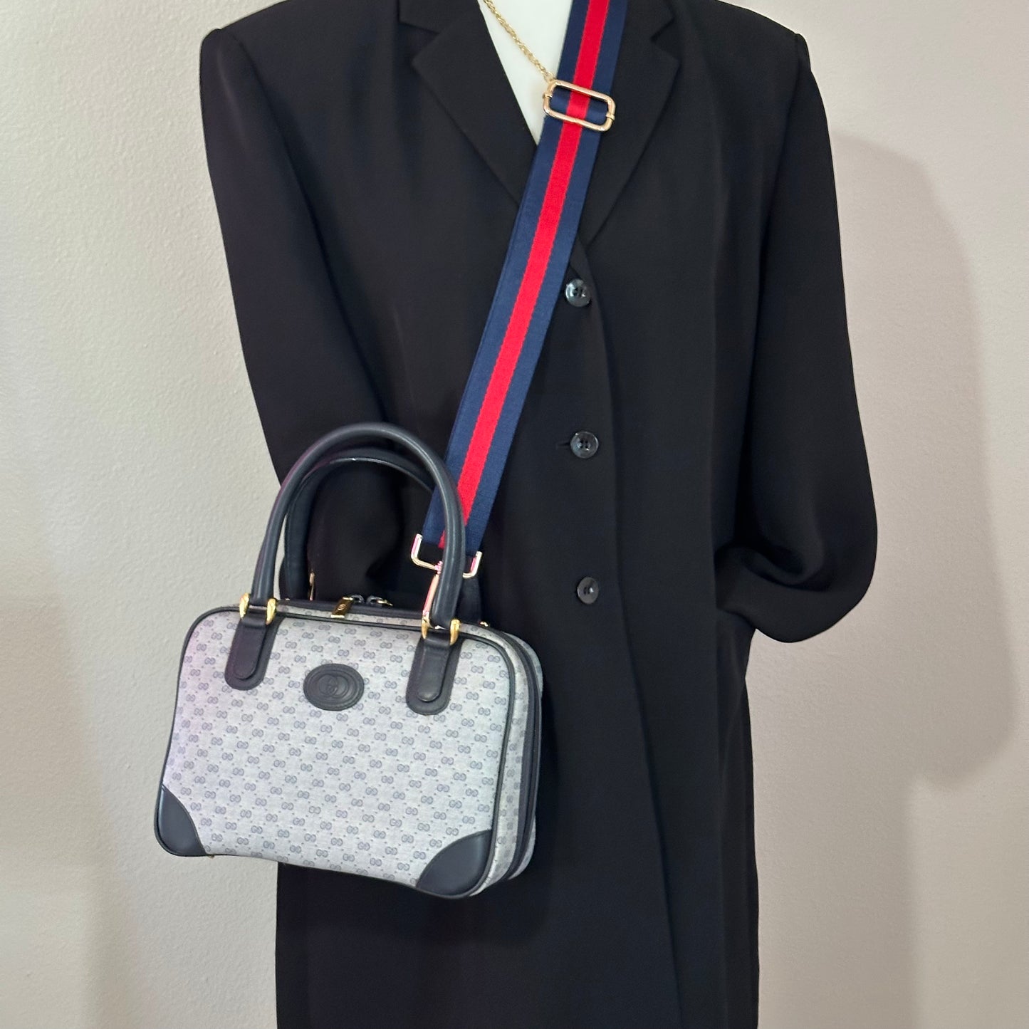 Authentic GUCCI Vintage Mini Boston Handbag