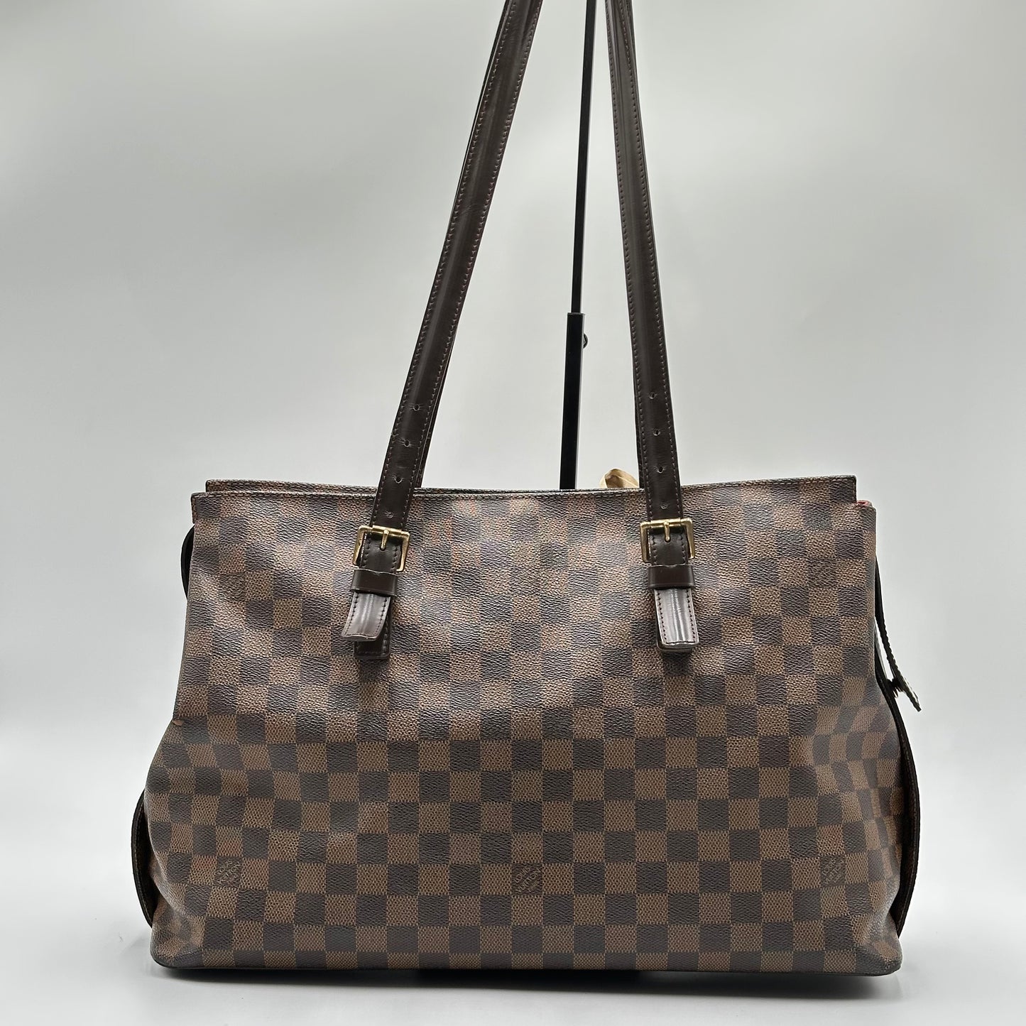 Authentic Louis Vuitton 2009 Damier Ebene Chelsea Tote