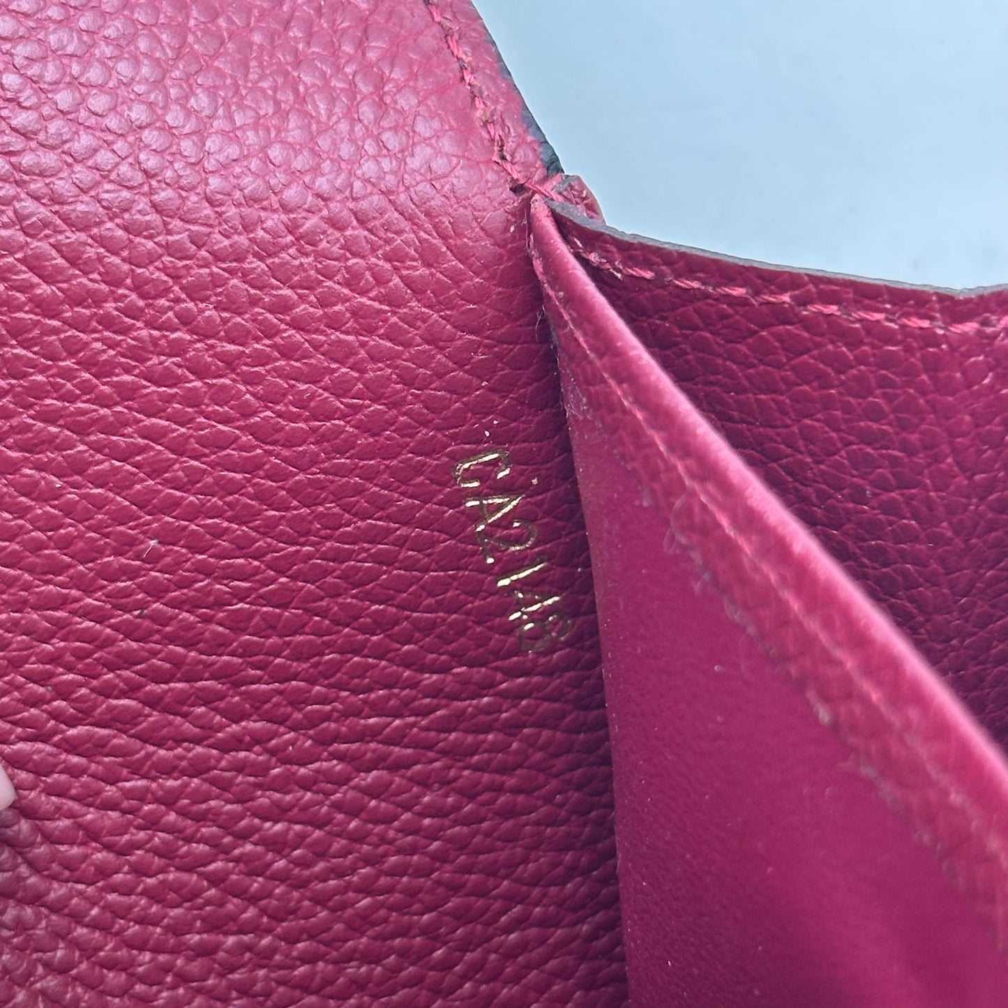 Authentic Louis Vuitton 2018 Empreinte Black Sarah Wallet Crossbody