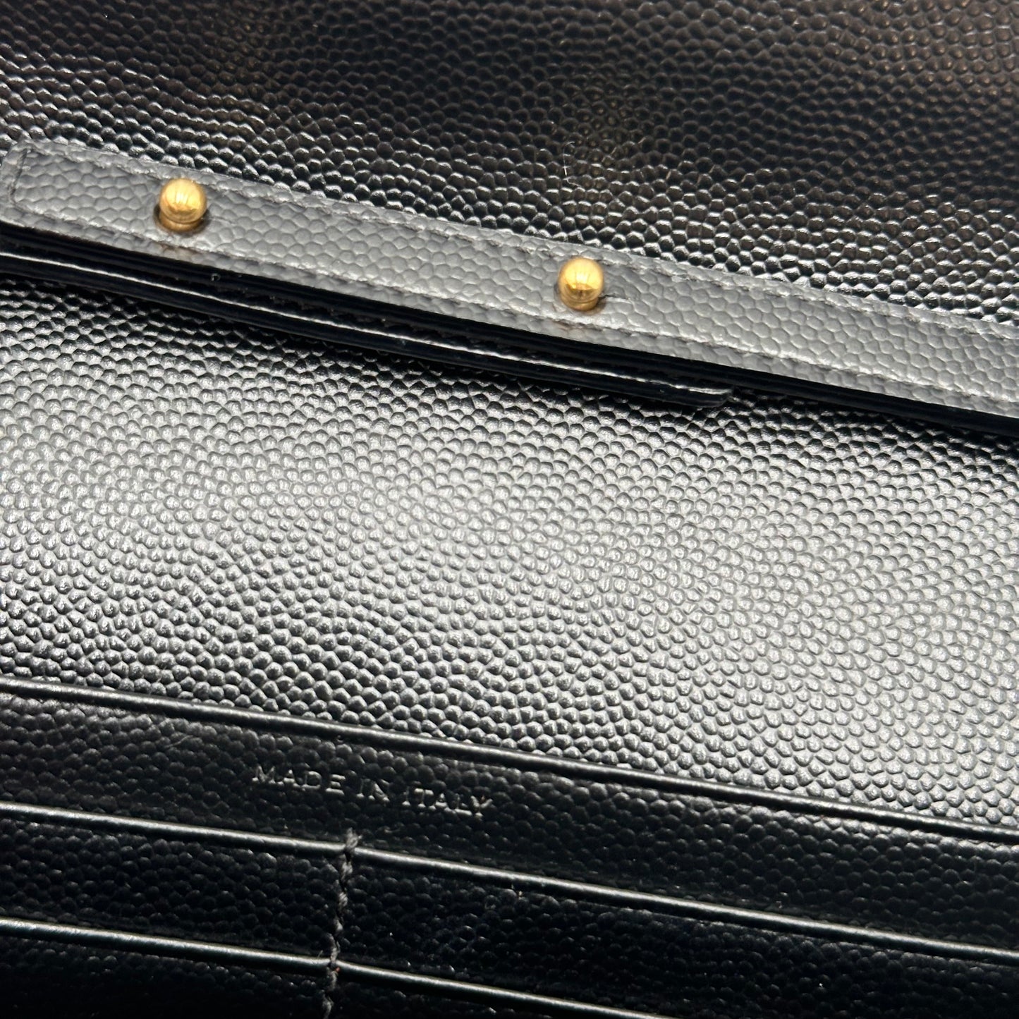 Authentic YSL Black Cassandre Envelope Chain Crossbody