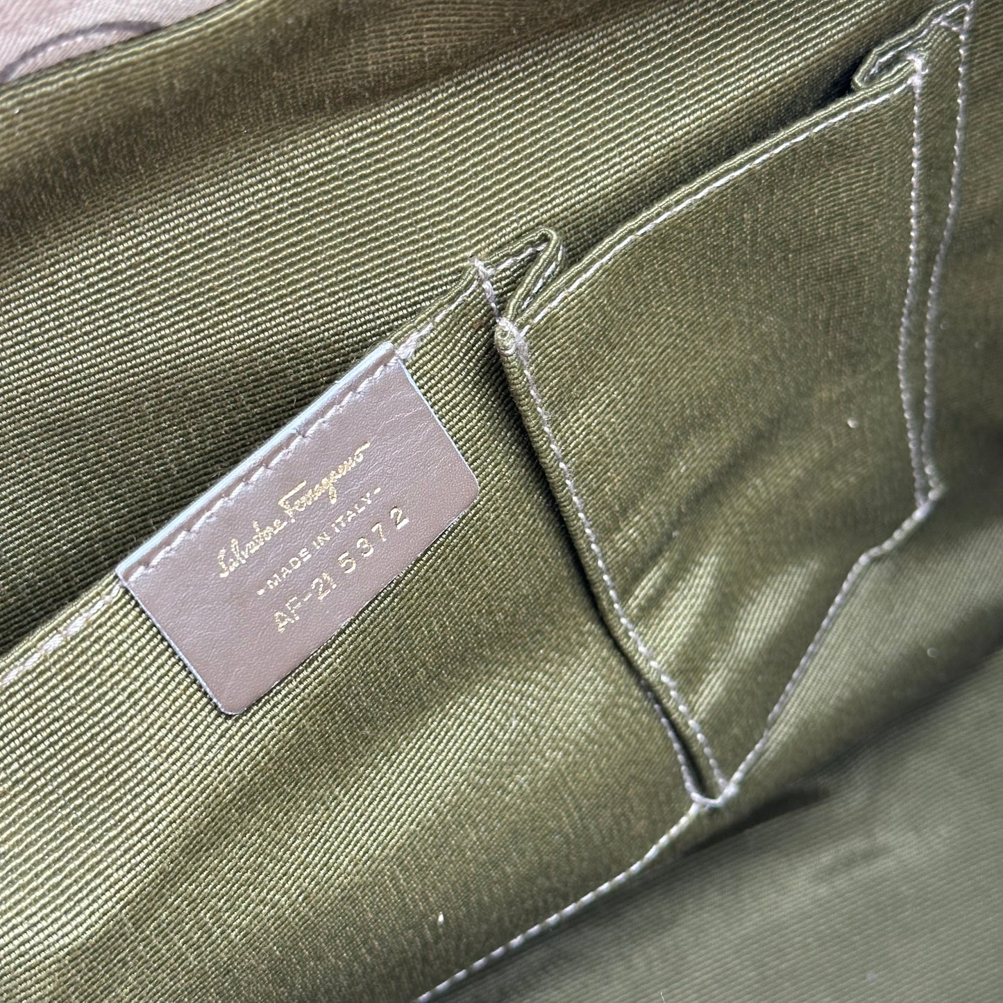 Authentic Ferragamo Gancini Large Tote