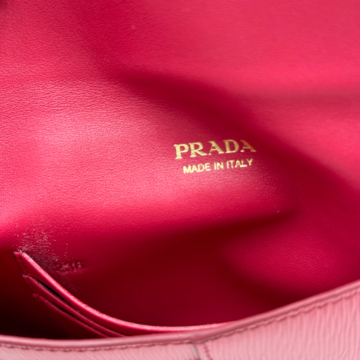 Authentic PRADA Fuchsia Envelope Wallet