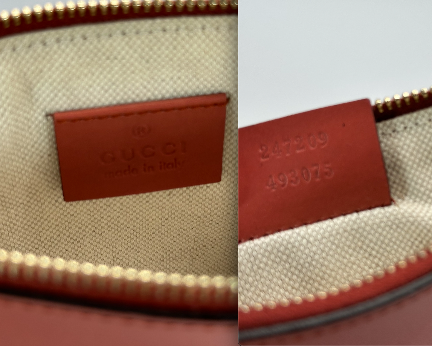 Authentic GUCCI GG Canvas Medium Craft Tote + Wristlet