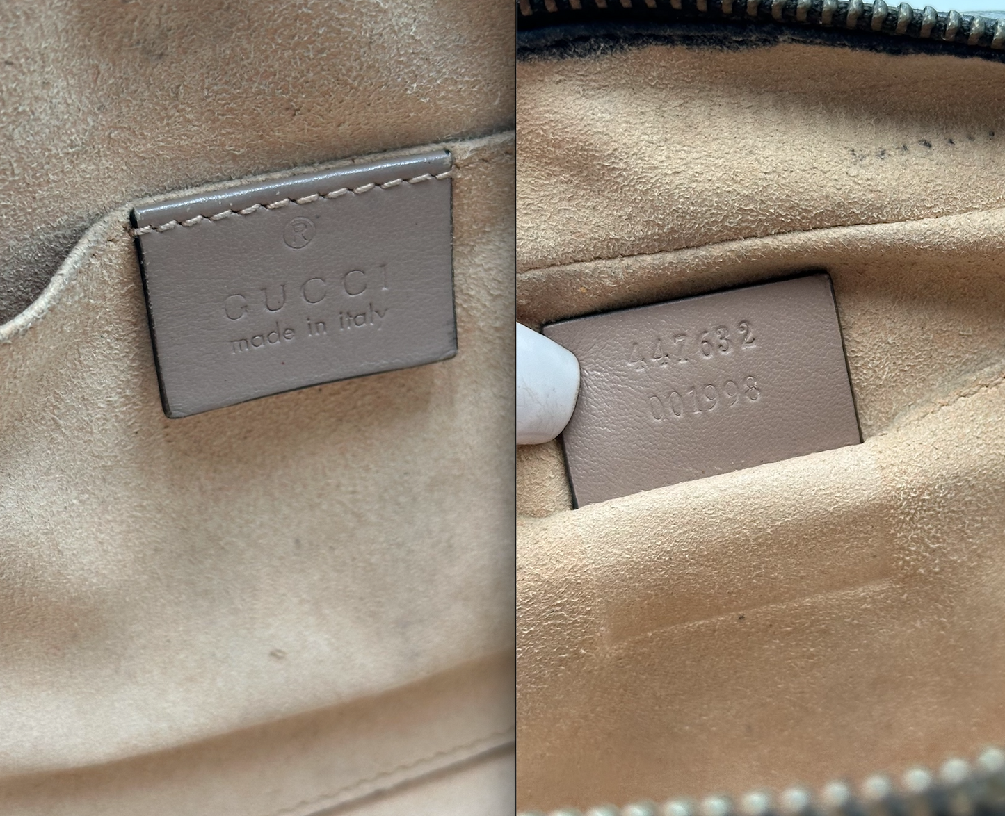 Authentic GUCCI Black Marmont V Stitch Crossbody