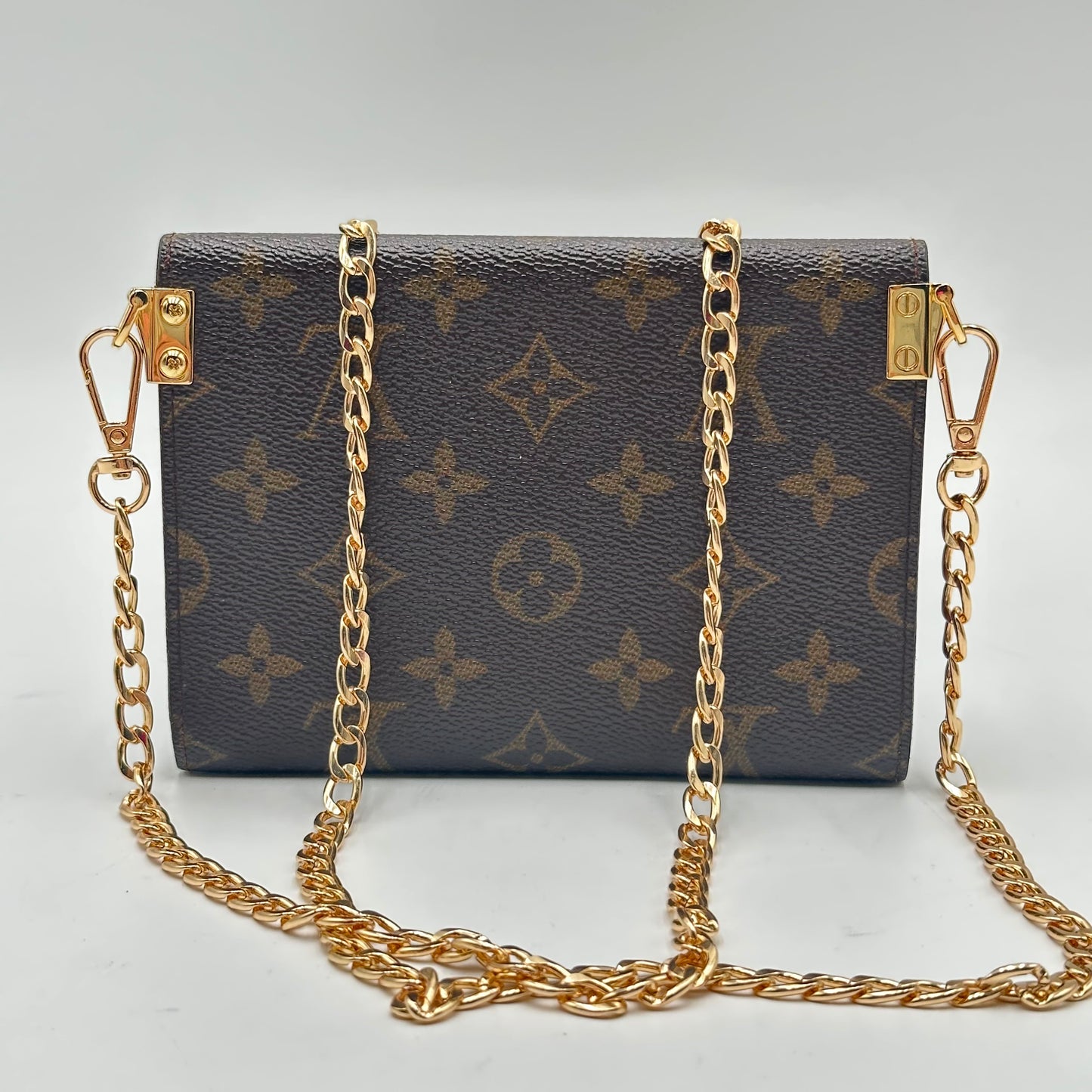 Authentic Louis Vuitton 1994 Monogram Porte Monnaie Bilet Wallet Crossbody