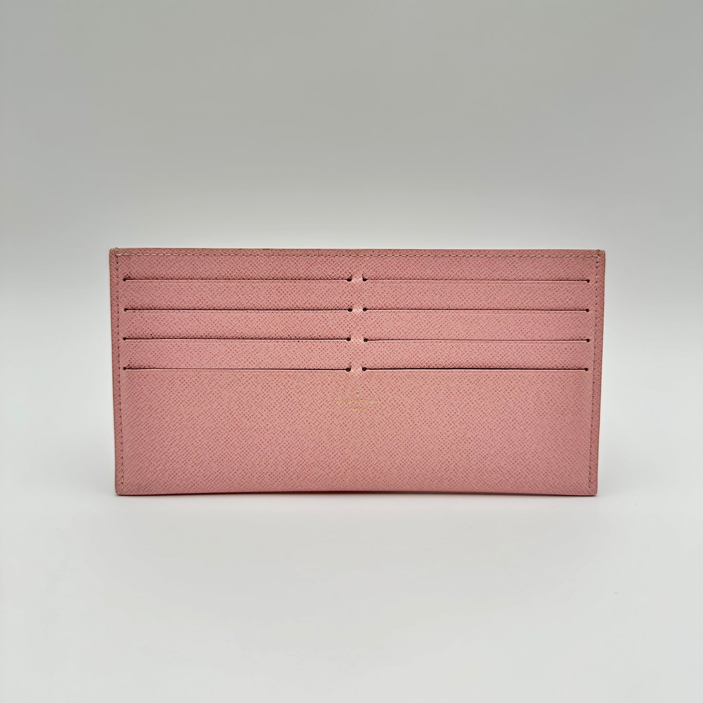 Authentic Louis Vuitton Rose Ballerine Felicie Insert Long Cardholder