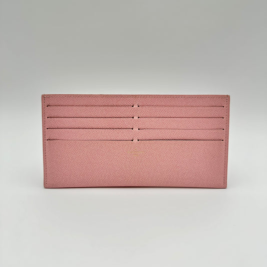 Authentic Louis Vuitton Rose Ballerine Felicie Insert Long Cardholder