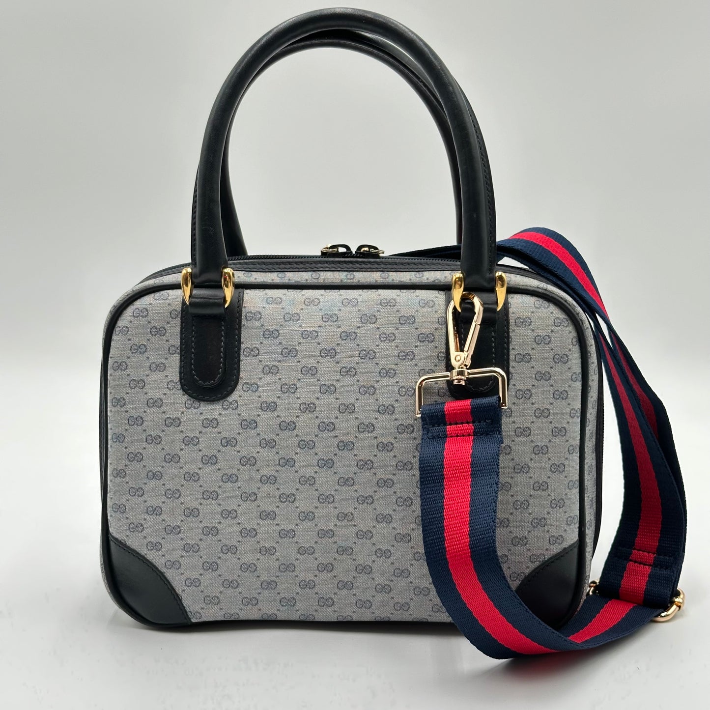 Authentic GUCCI Vintage Mini Boston Handbag