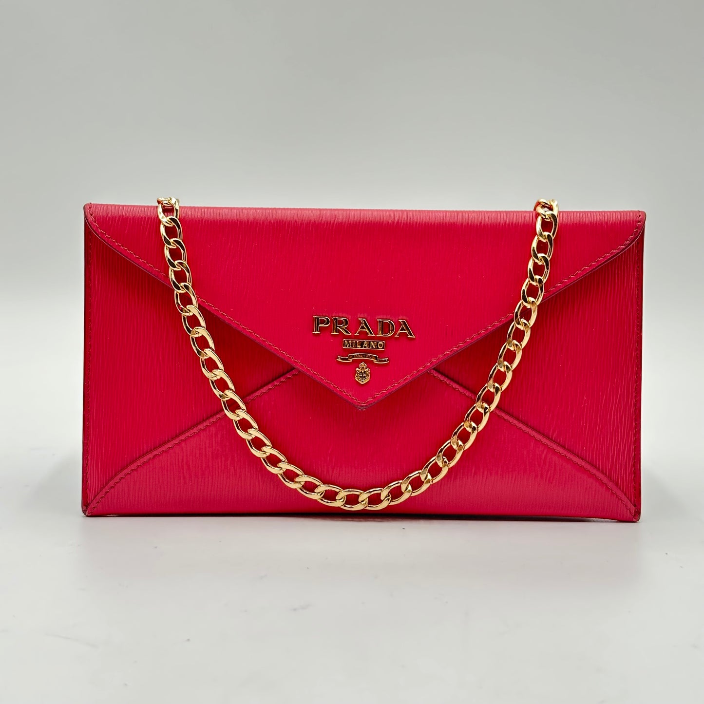 Authentic PRADA Fuchsia Envelope Wallet