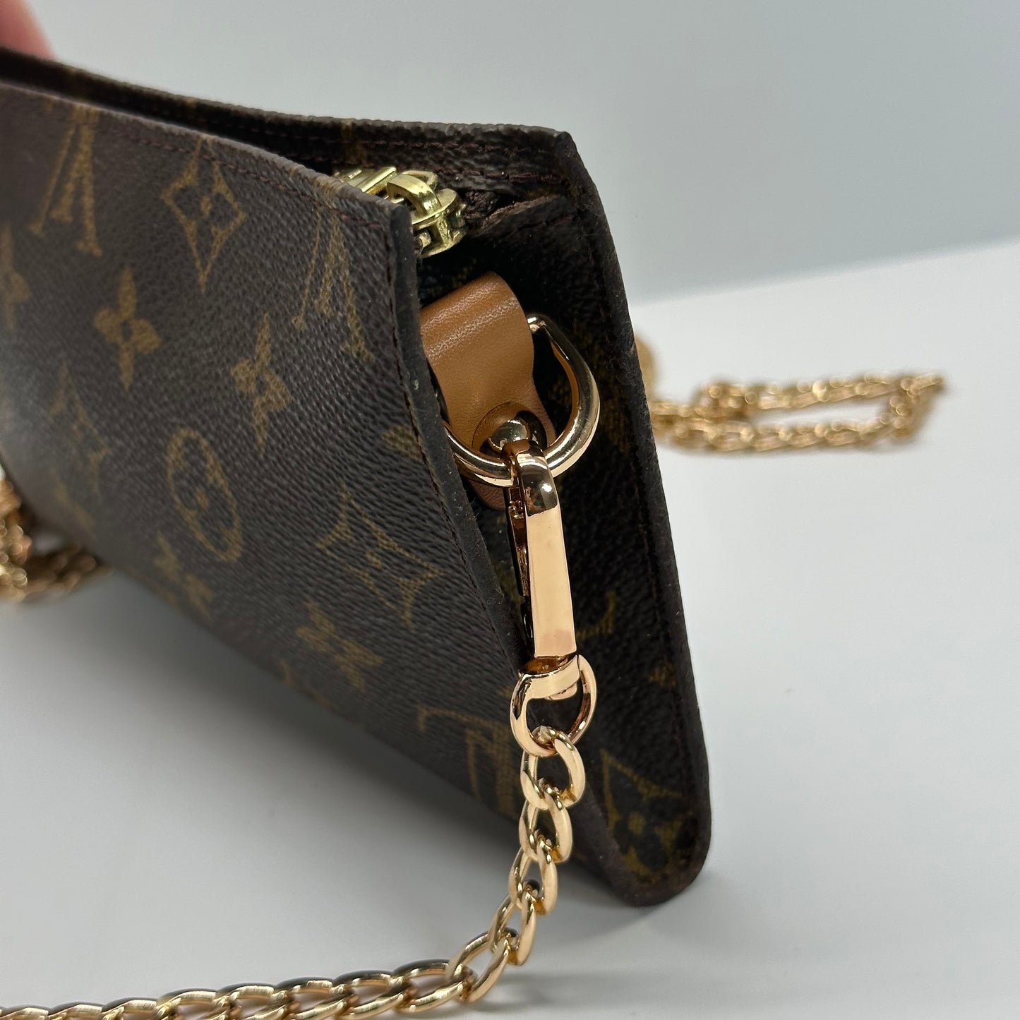 Gold Metal Shoulder Cross Body Bag Chain Replacement 47in