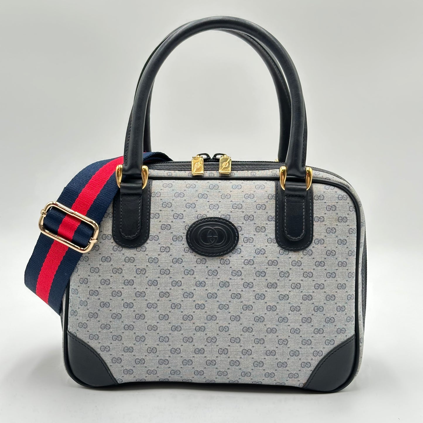 Authentic GUCCI Vintage Mini Boston Handbag