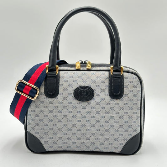 Authentic GUCCI Vintage Mini Boston Handbag
