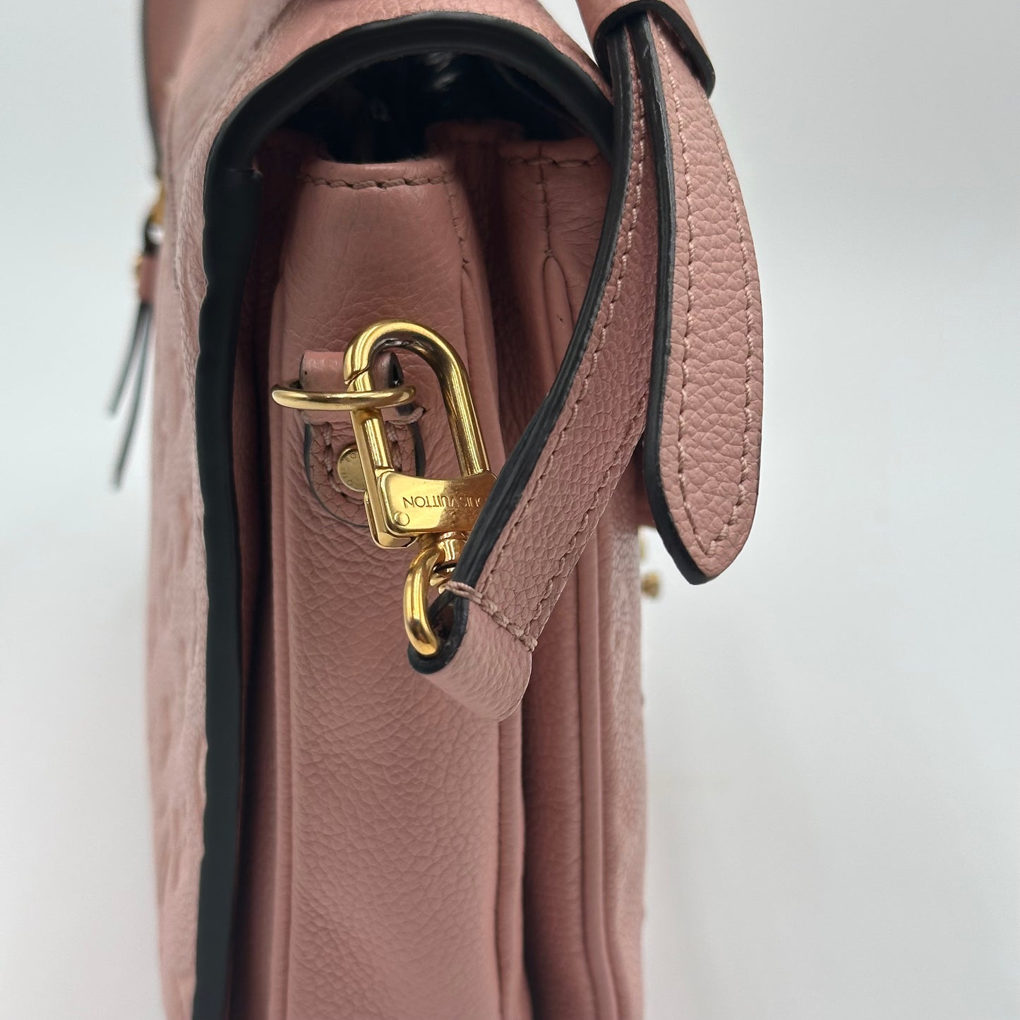 Authentic Louis Vuitton Pochette Métis Monogram Empreinte Rose Pink Crossbody