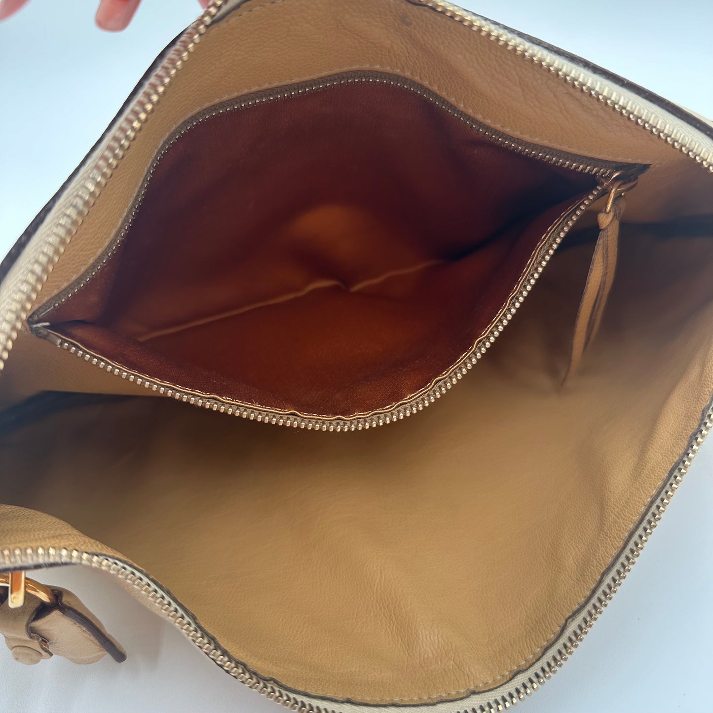 Authentic PRADA Saffiano Daino Shoulder Bag