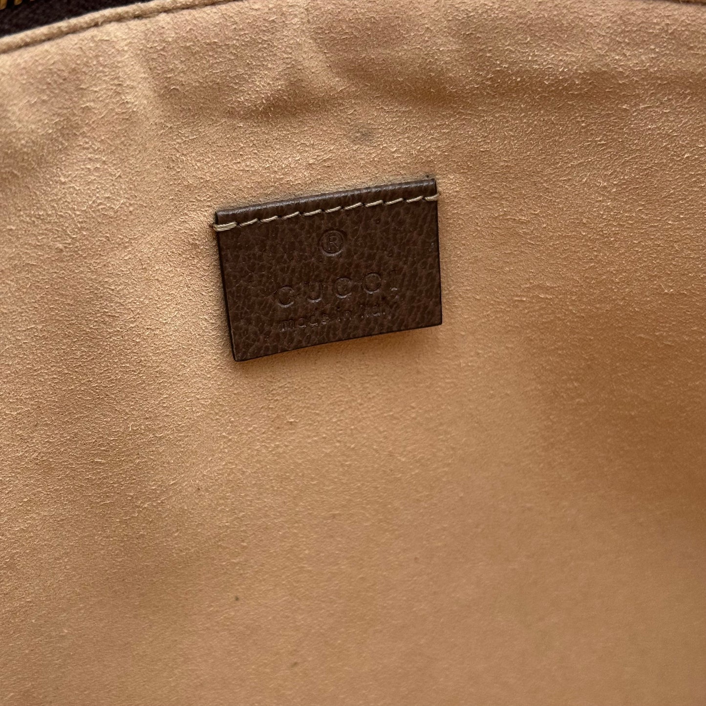 Authentic GUCCI Ophidia Supreme Zipper Clutch Crossbody