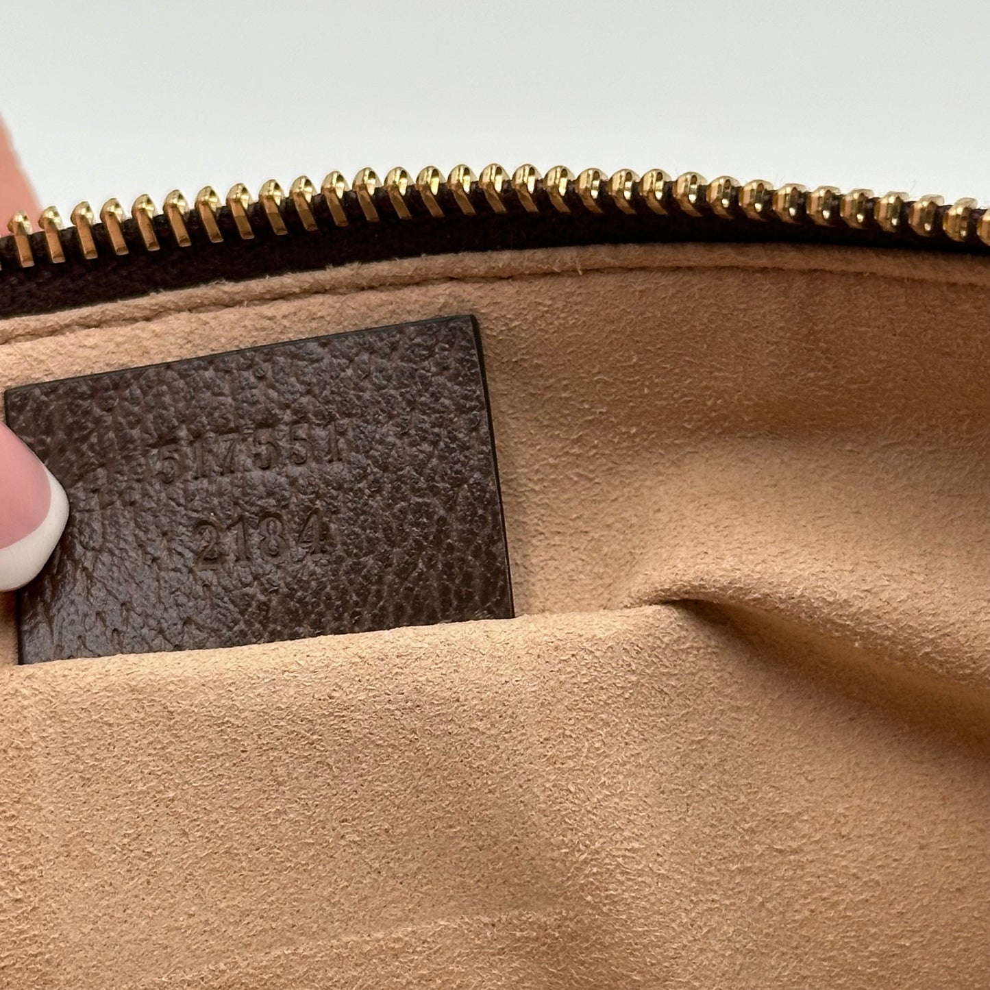 Authentic GUCCI Ophidia Supreme Zipper Clutch Crossbody