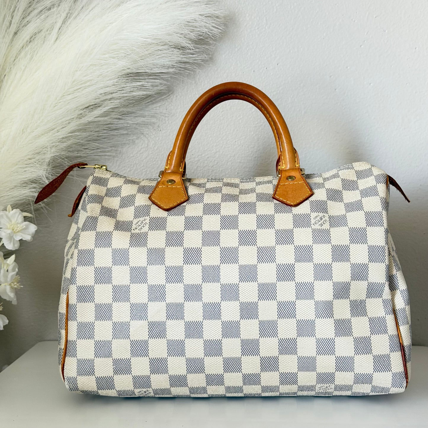 Authentic Louis Vuitton 2007 Damier Azur Speedy 30