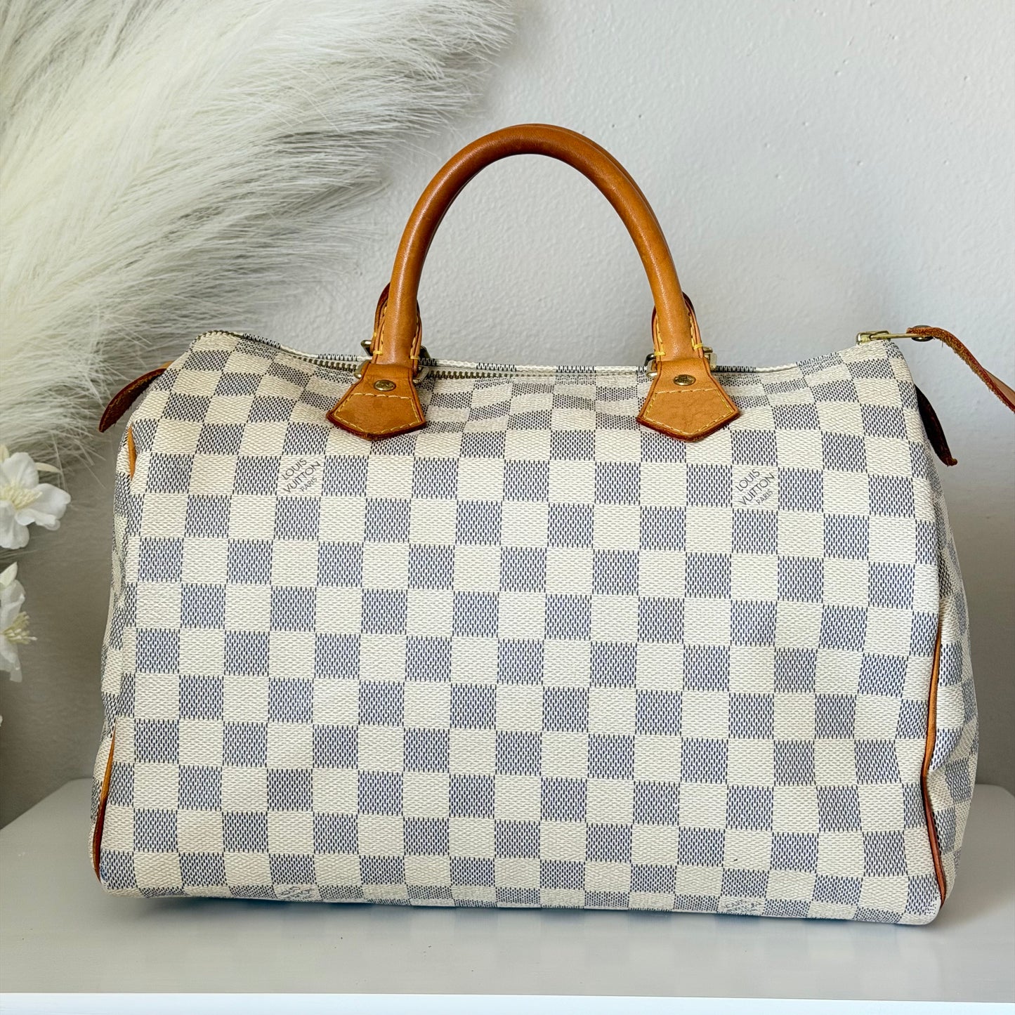 Authentic Louis Vuitton 2007 Damier Azur Speedy 30