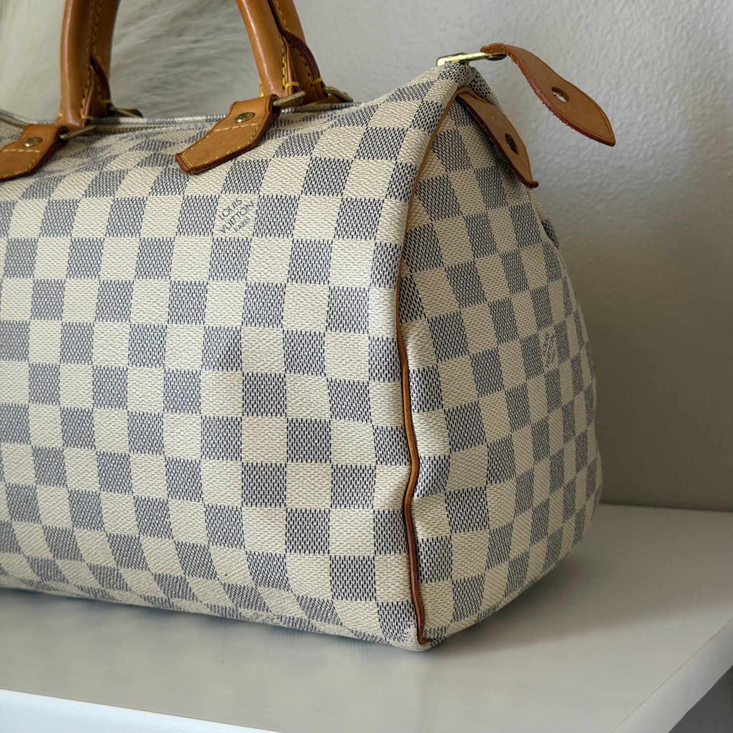 Authentic Louis Vuitton 2007 Damier Azur Speedy 30