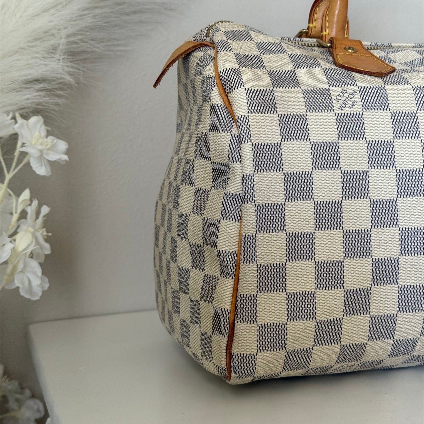 Authentic Louis Vuitton 2007 Damier Azur Speedy 30