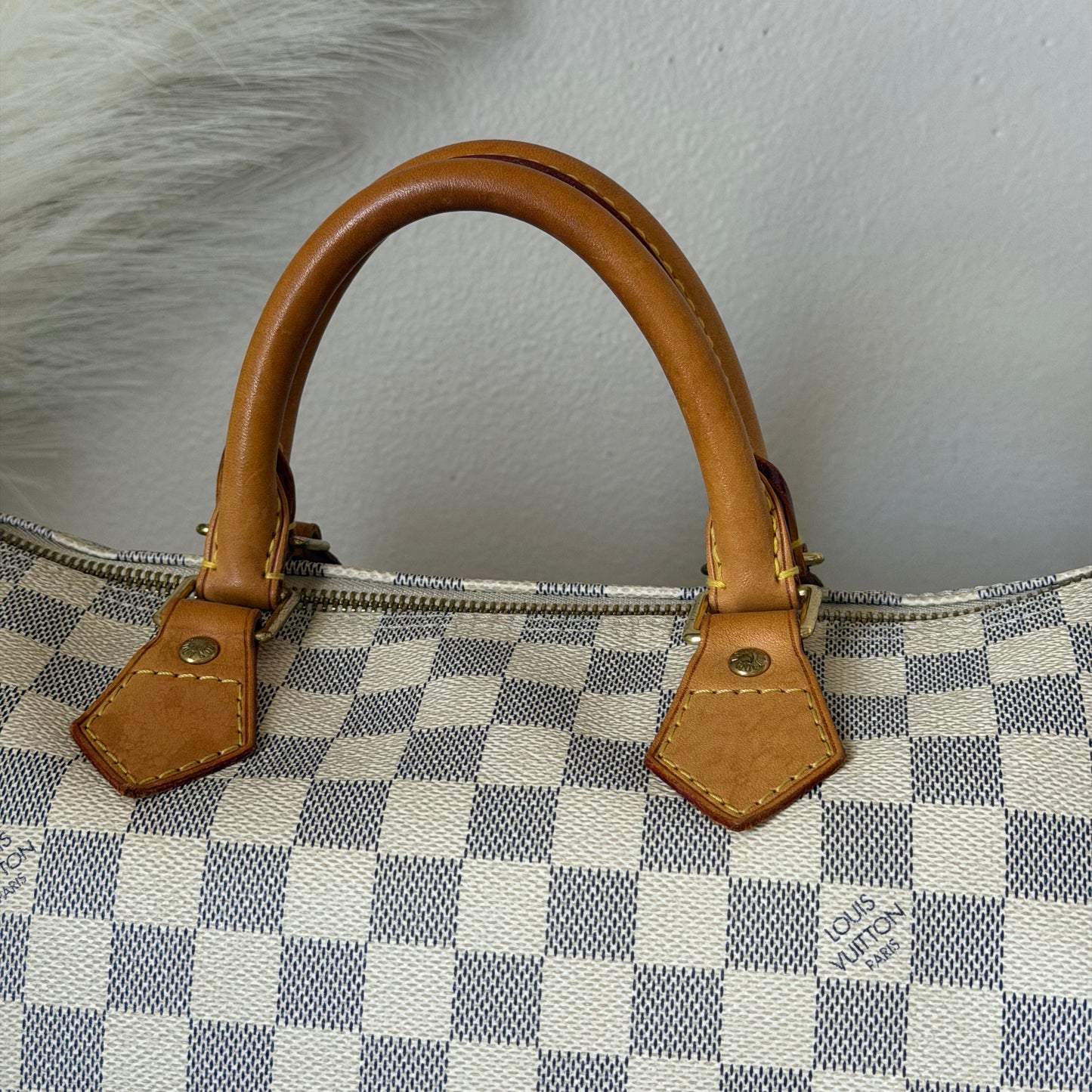 Authentic Louis Vuitton 2007 Damier Azur Speedy 30