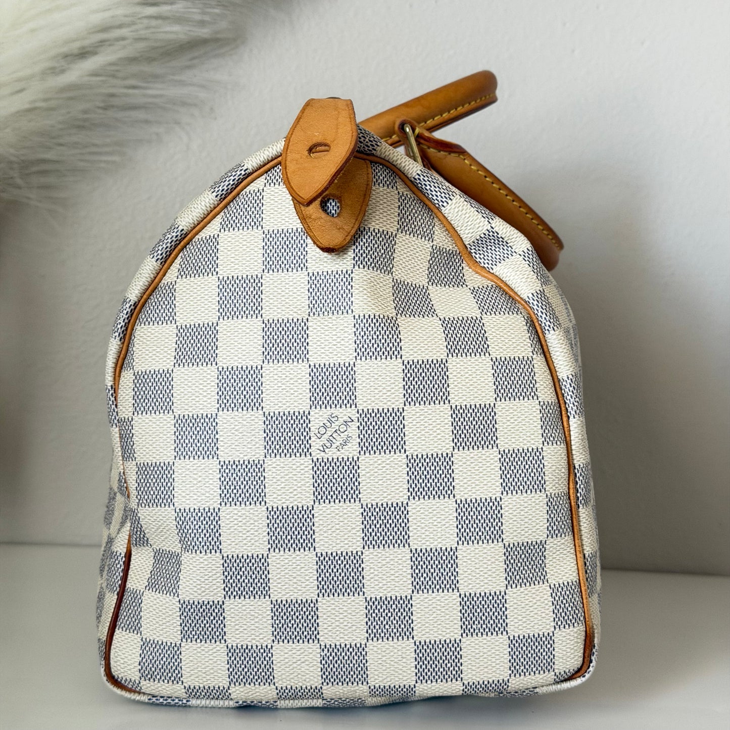 Authentic Louis Vuitton 2007 Damier Azur Speedy 30