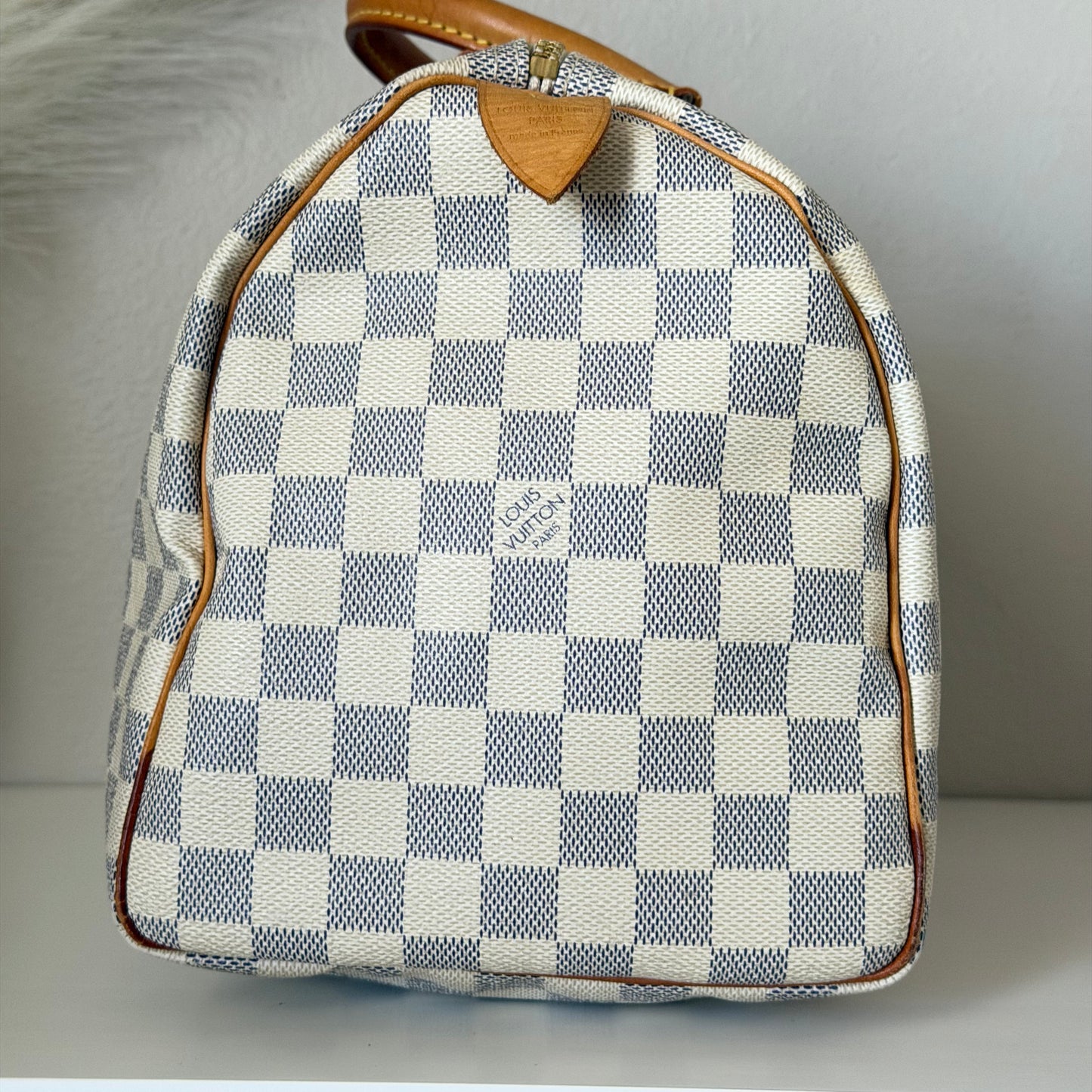 Authentic Louis Vuitton 2007 Damier Azur Speedy 30