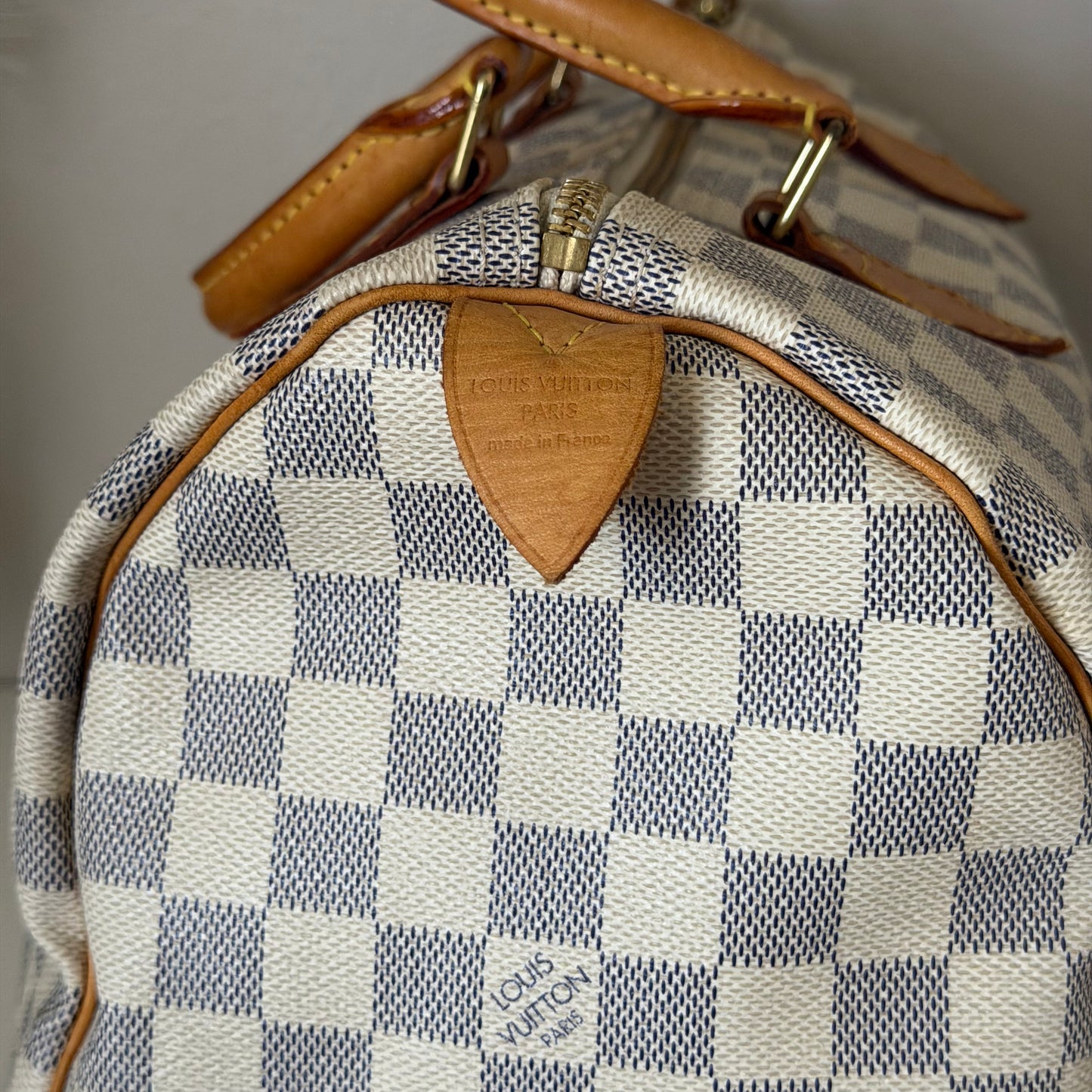 Authentic Louis Vuitton 2007 Damier Azur Speedy 30