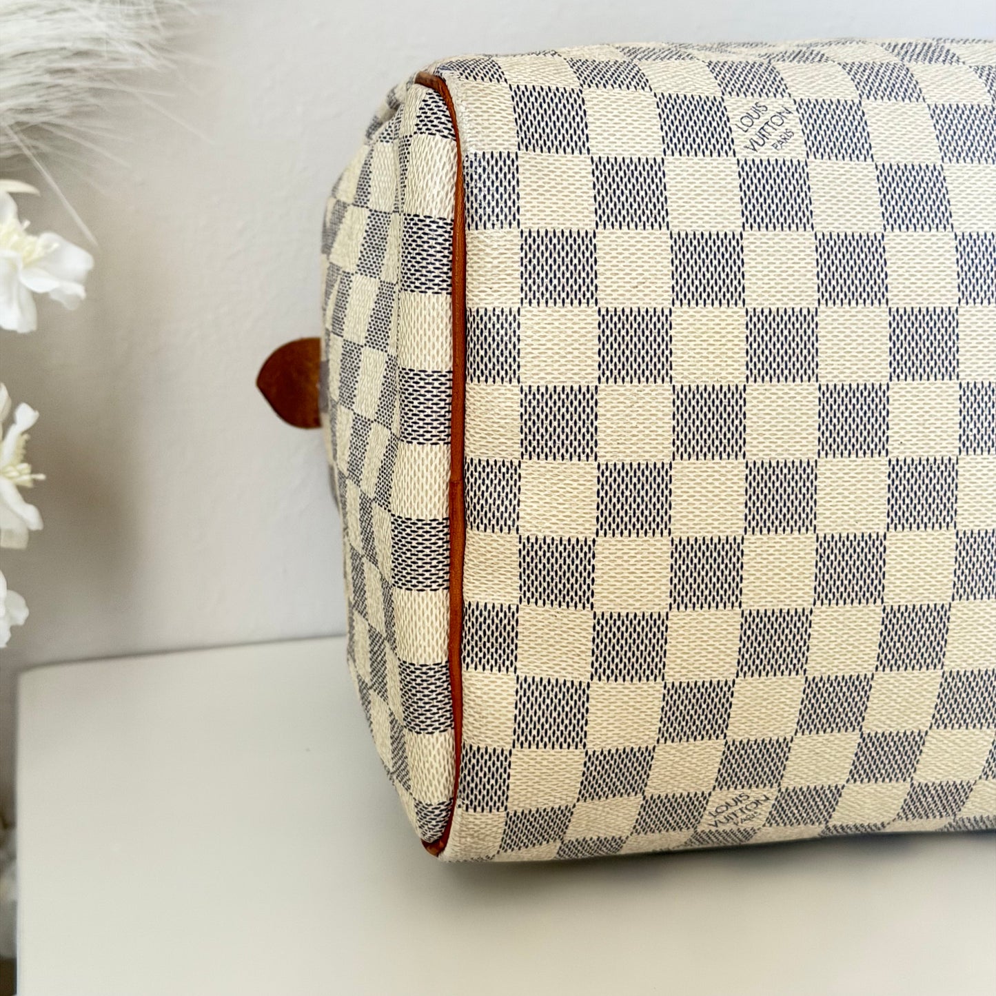 Authentic Louis Vuitton 2007 Damier Azur Speedy 30