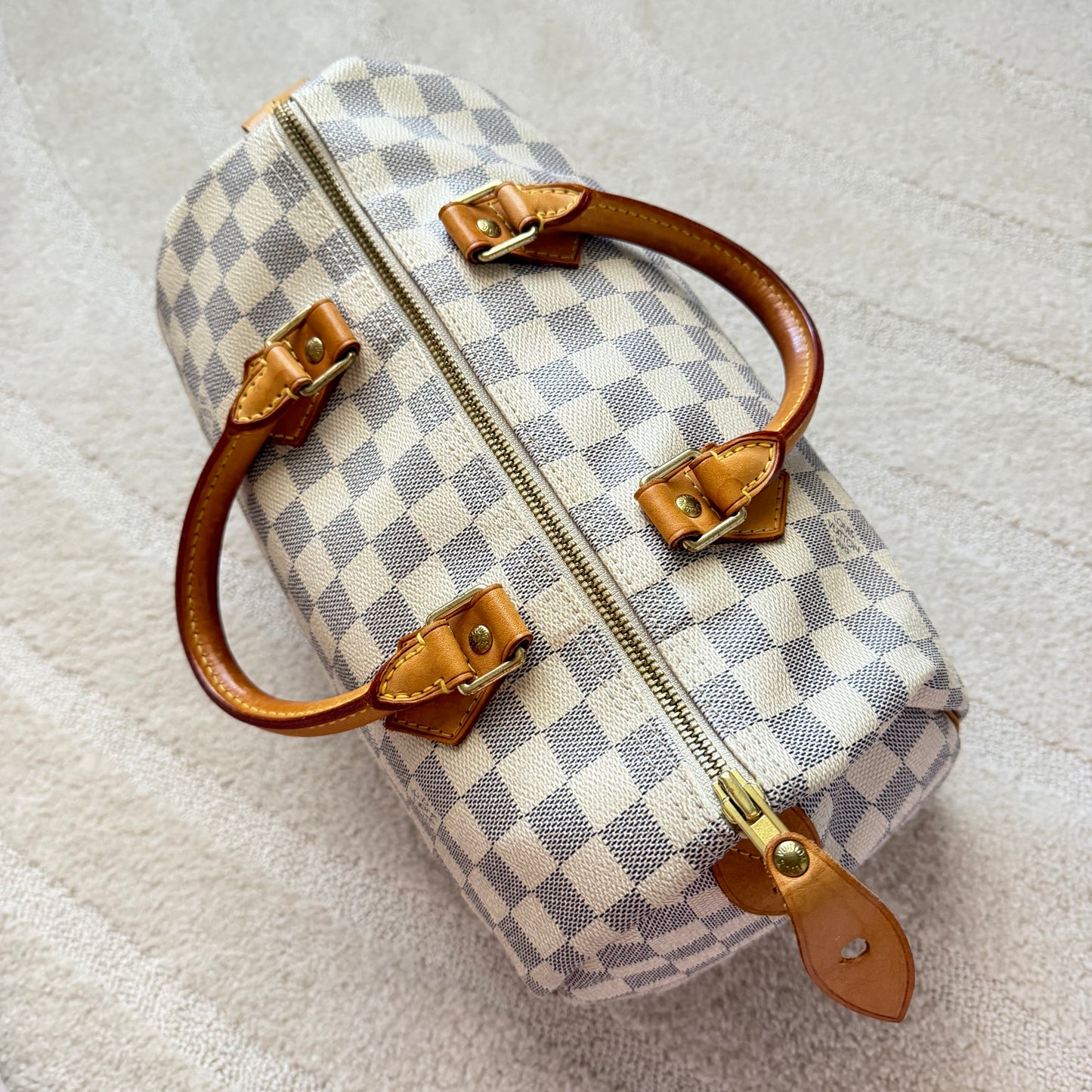 Authentic Louis Vuitton 2007 Damier Azur Speedy 30