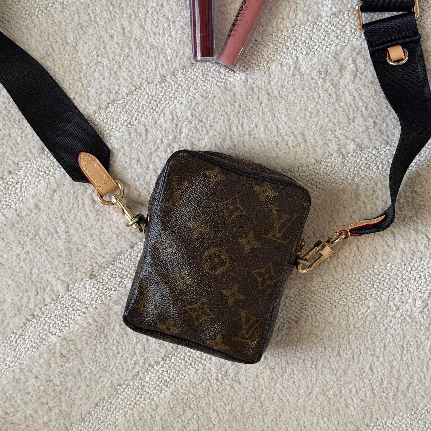 Authentic Louis Vuitton Monogram Mini Danube