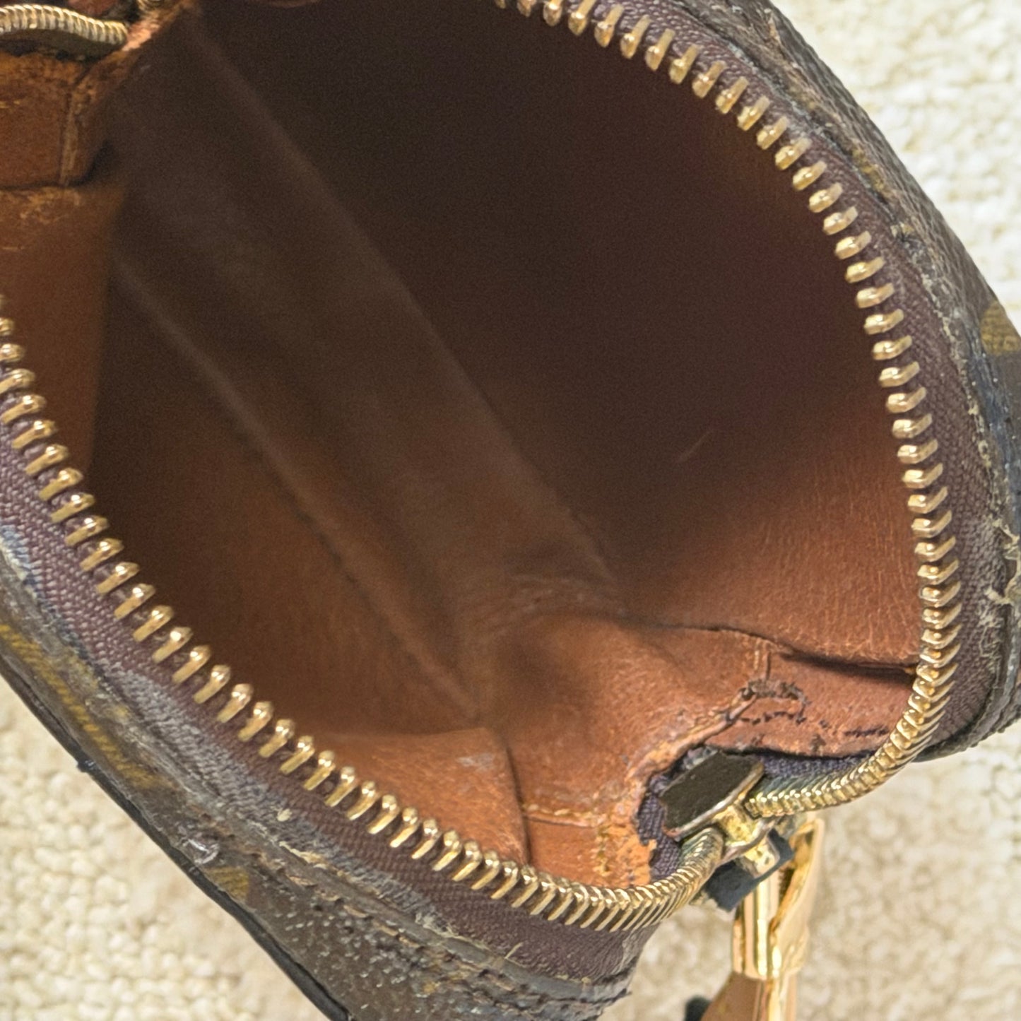 Authentic Louis Vuitton Monogram Mini Danube
