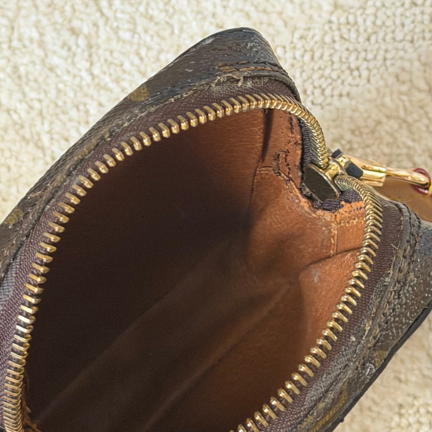 Authentic Louis Vuitton Monogram Mini Danube