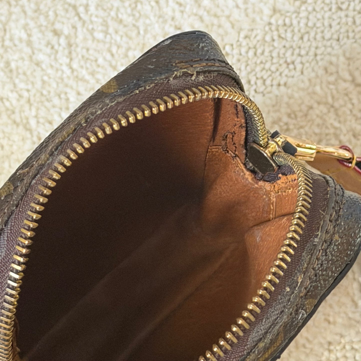 Authentic Louis Vuitton Monogram Mini Danube