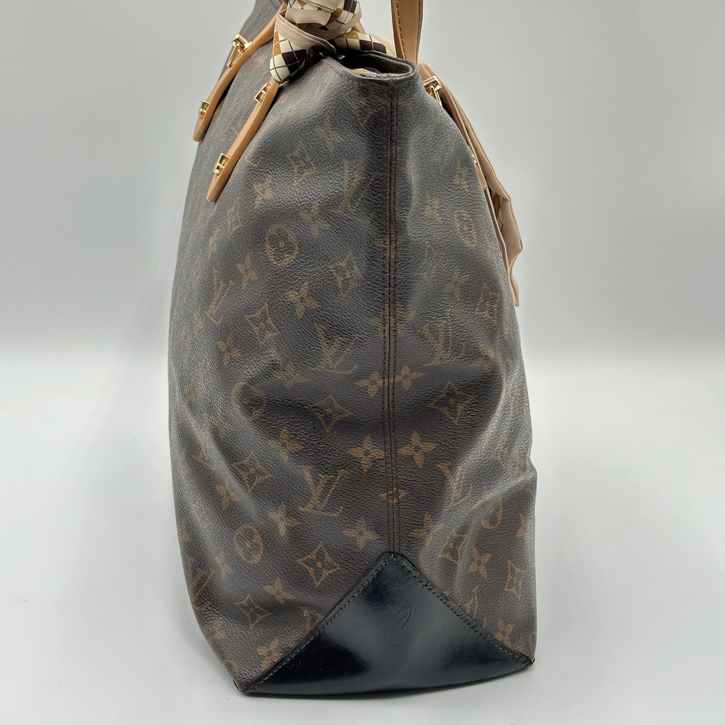 Authentic Louis Vuitton 2000 Monogram Cabas Mezzo Tote