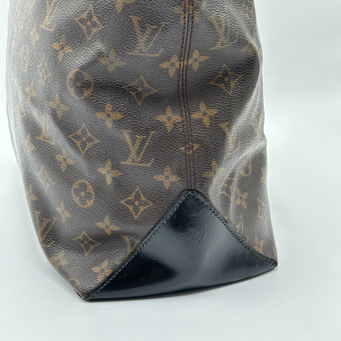 Authentic Louis Vuitton 2000 Monogram Cabas Mezzo Tote