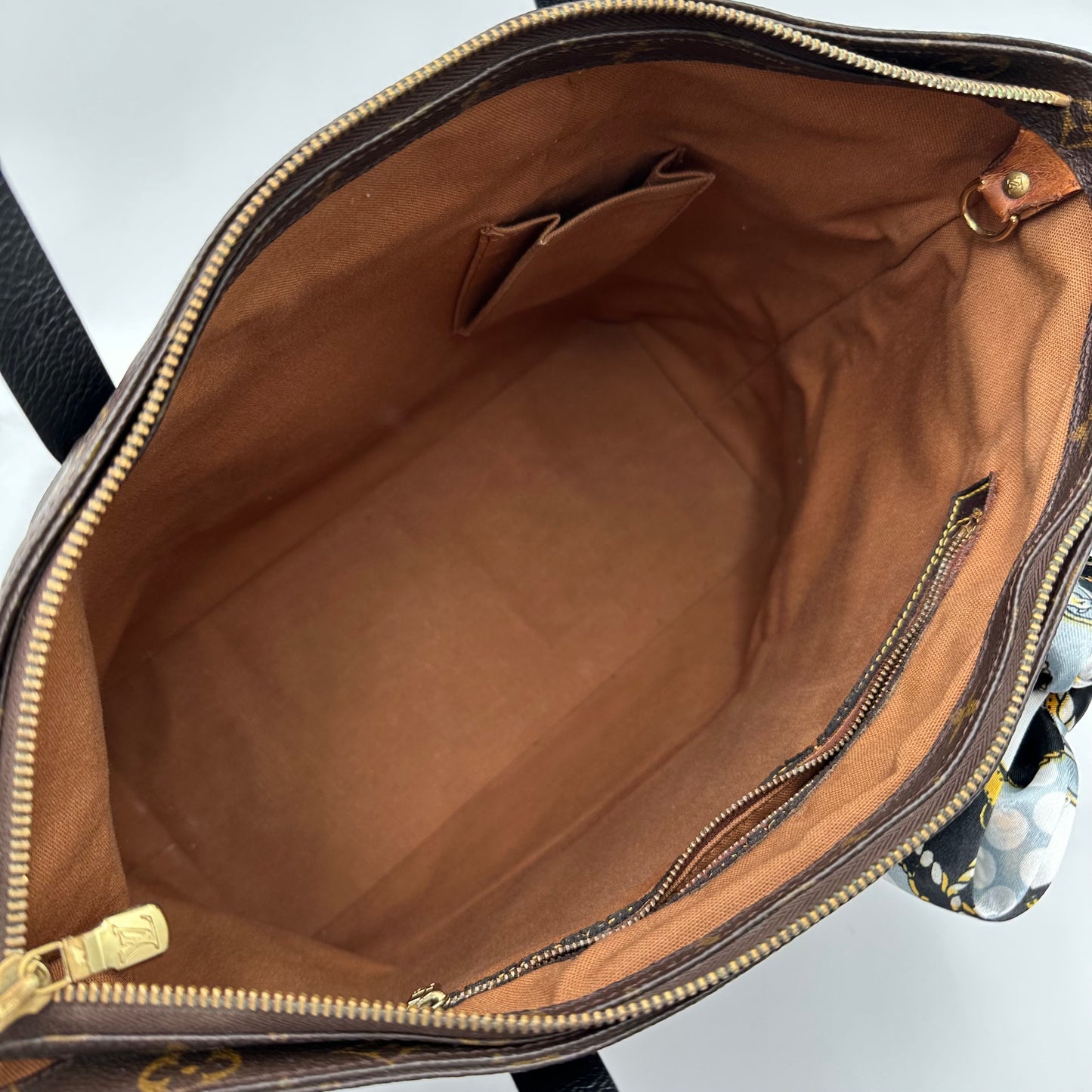 Authentic Louis Vuitton 1999 Monogram Cabas Mezzo Tote