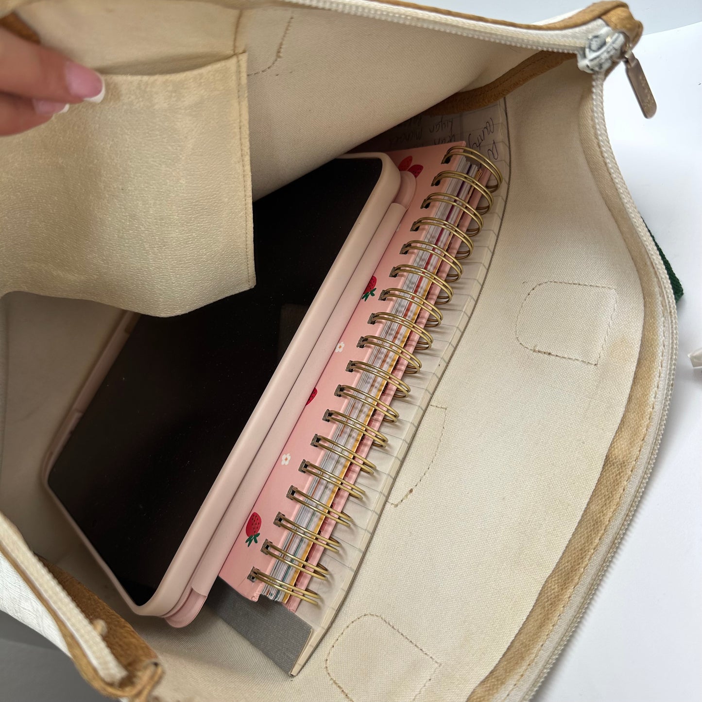 Authentic GUCCI GG White Travel Tote