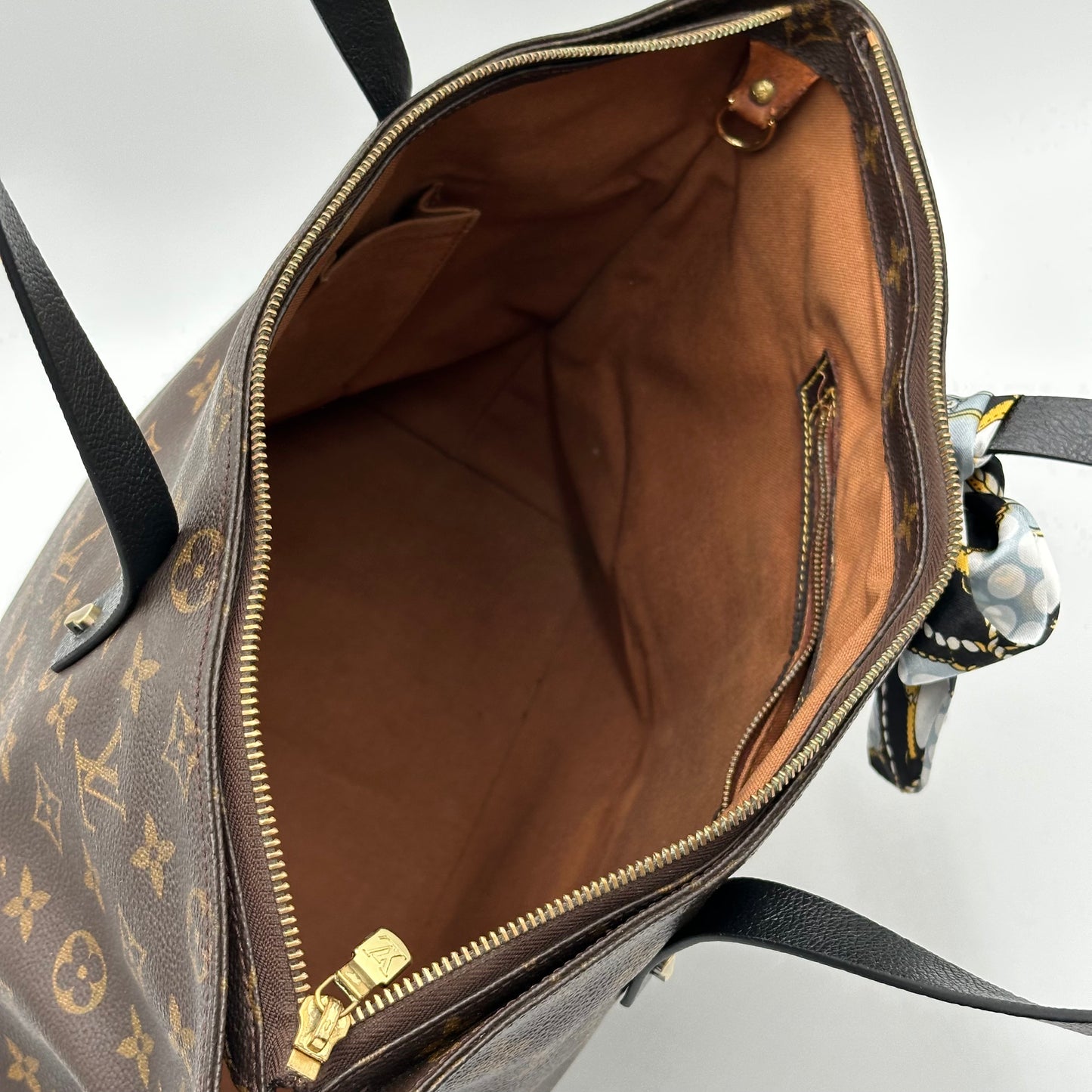 Authentic Louis Vuitton 1999 Monogram Cabas Mezzo Tote