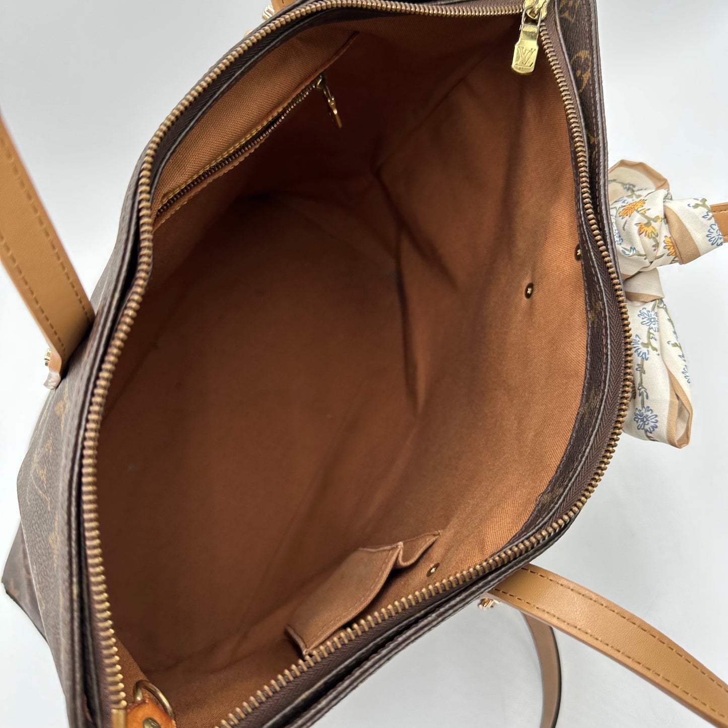 Authentic Louis Vuitton 1999 Monogram Cabas Mezzo Tote