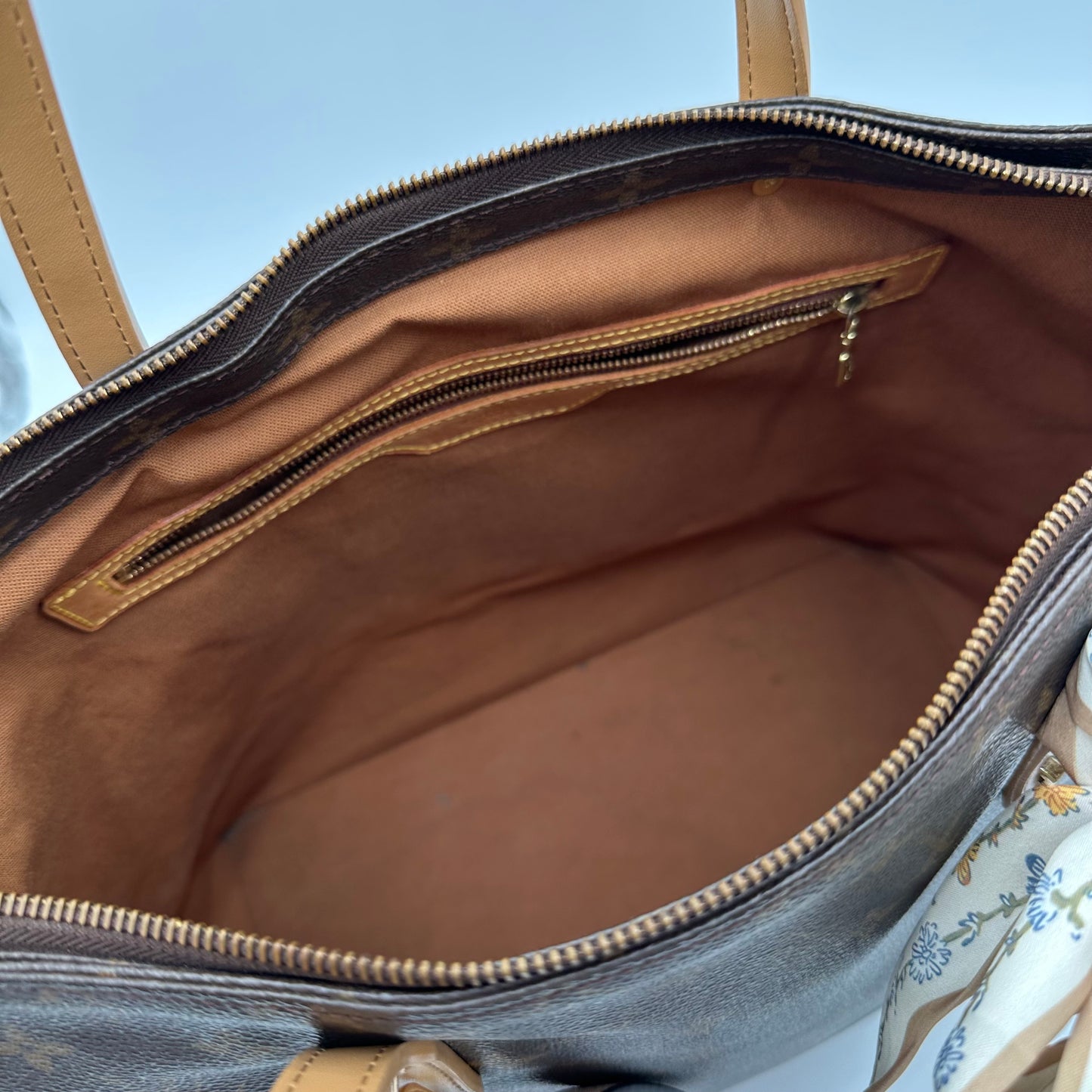 Authentic Louis Vuitton 1999 Monogram Cabas Mezzo Tote