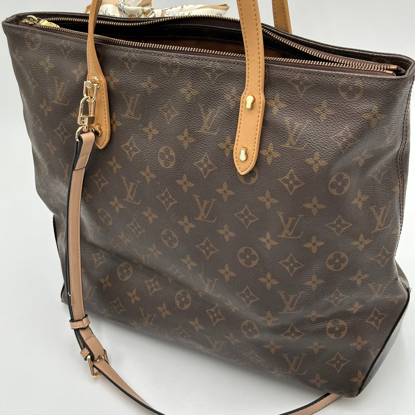 Authentic Louis Vuitton 1999 Monogram Cabas Mezzo Tote