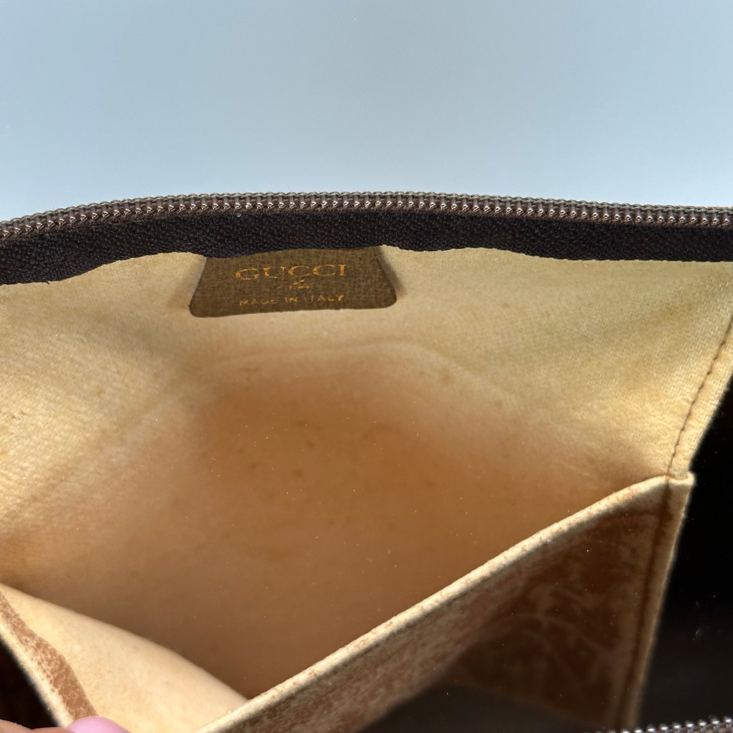 Authentic GUCCI GG Brown Travel Tote