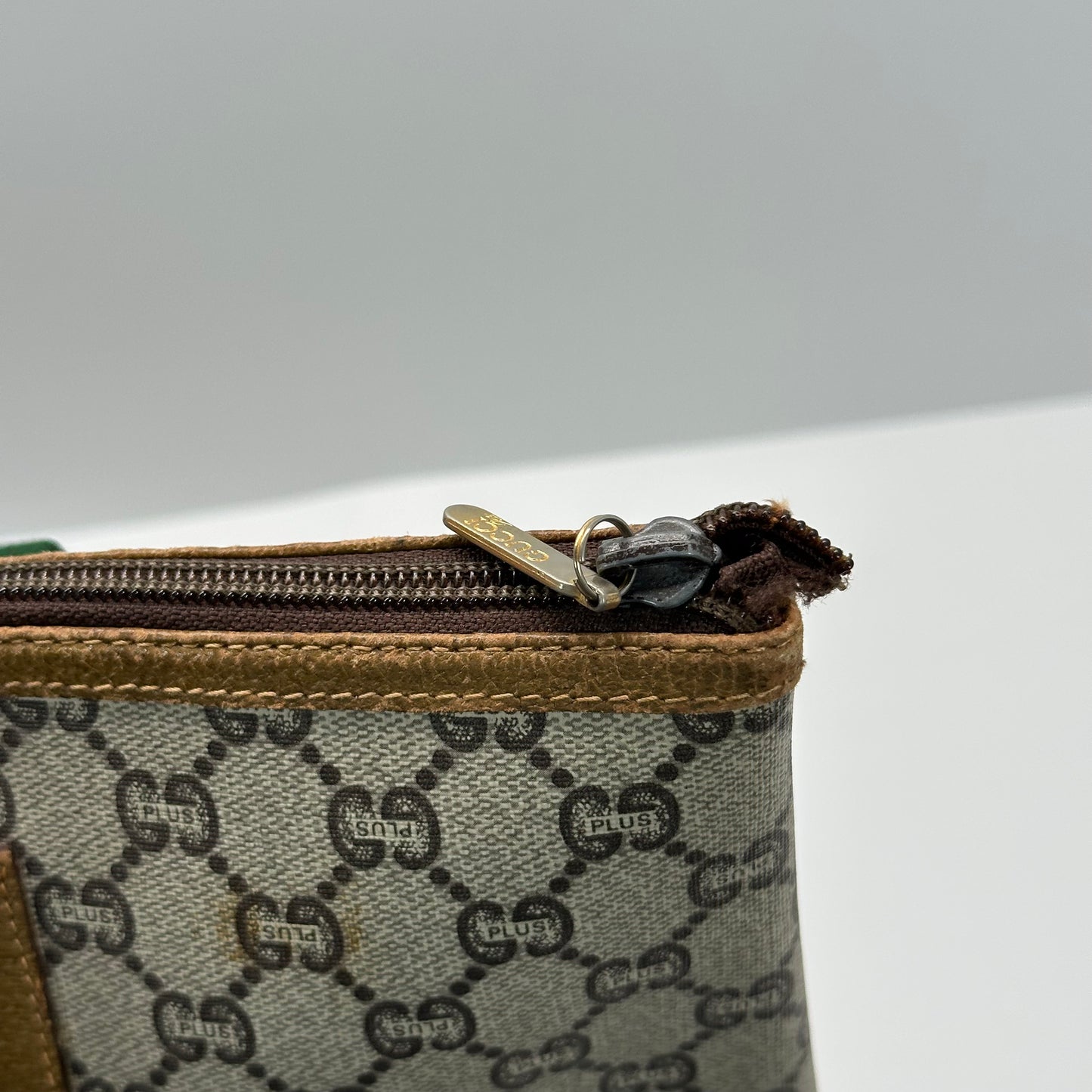 Authentic GUCCI GG Brown Travel Tote